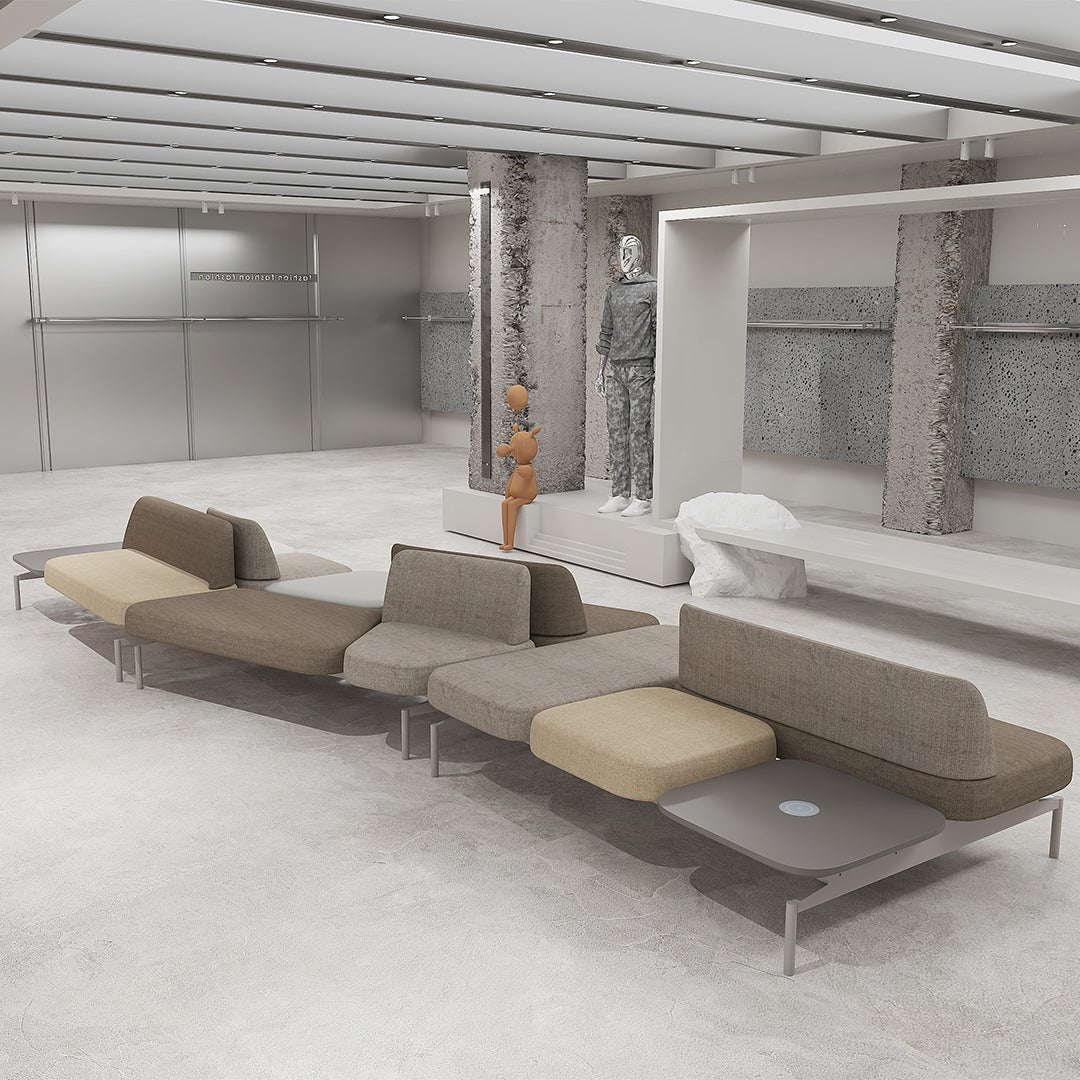 Sectional Dune Sofa H-249 Finished Chair -  Sofas - ebarza Furniture UAE | Shop Modern Furniture in Abu Dhabi & Dubai - مفروشات ايبازرا في الامارات | تسوق اثاث عصري وديكورات مميزة في دبي وابوظبي
