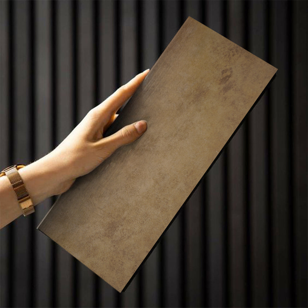 Sample of WPC SLAT MULTIPURPOSE WALL PANEL 4 SIDE WRAPPED 350*24cm COLOUR :P120-2YP-sample -  Wall panels samples - ebarza Furniture UAE | Shop Modern Furniture in Abu Dhabi & Dubai - مفروشات ايبازرا في الامارات | تسوق اثاث عصري وديكورات مميزة في دبي وابوظبي