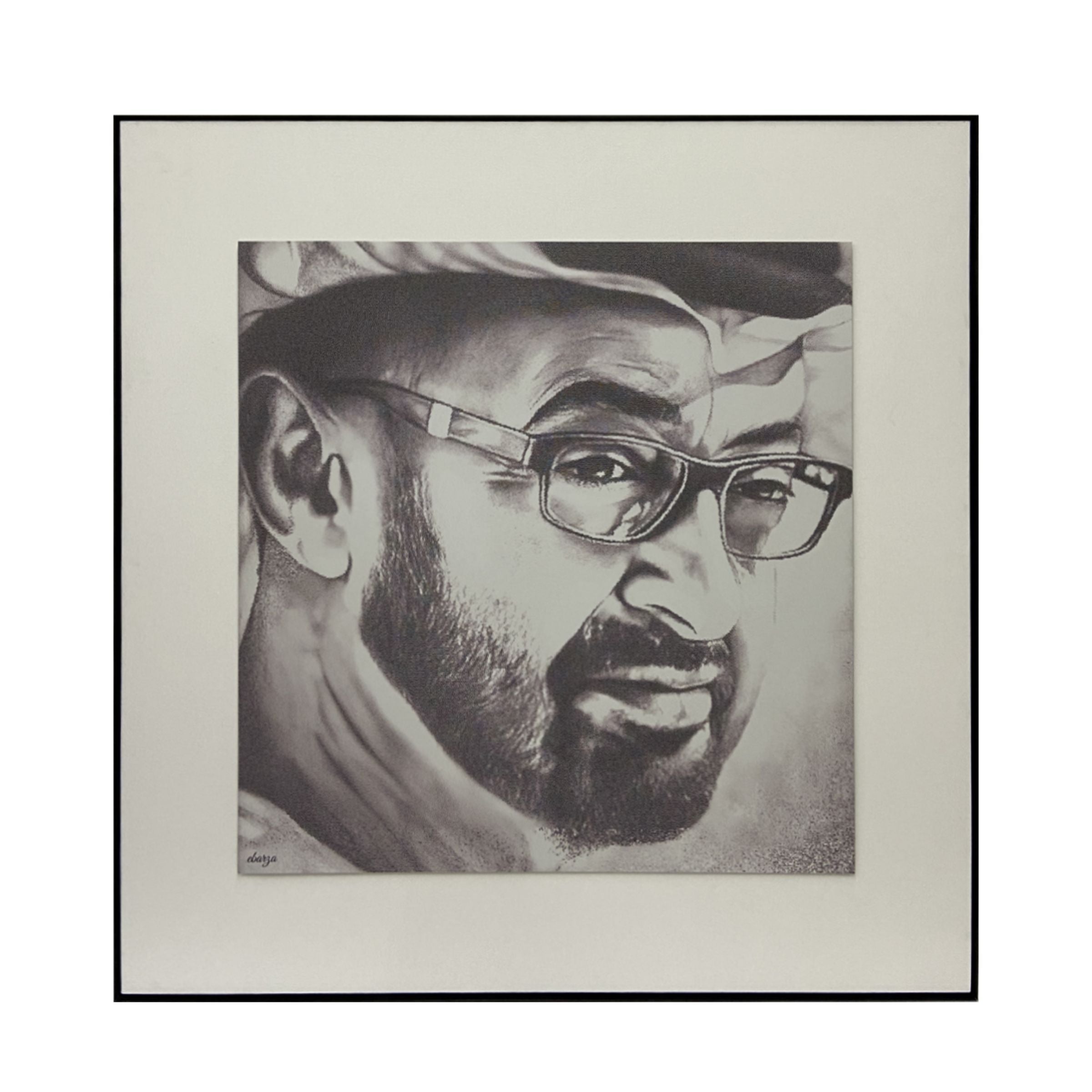 Sheikh Mohammed bin Zayed Al Nahyan Handmade Painting  140x140 cm PCA-009M -  Paintings - ebarza Furniture UAE | Shop Modern Furniture in Abu Dhabi & Dubai - مفروشات ايبازرا في الامارات | تسوق اثاث عصري وديكورات مميزة في دبي وابوظبي