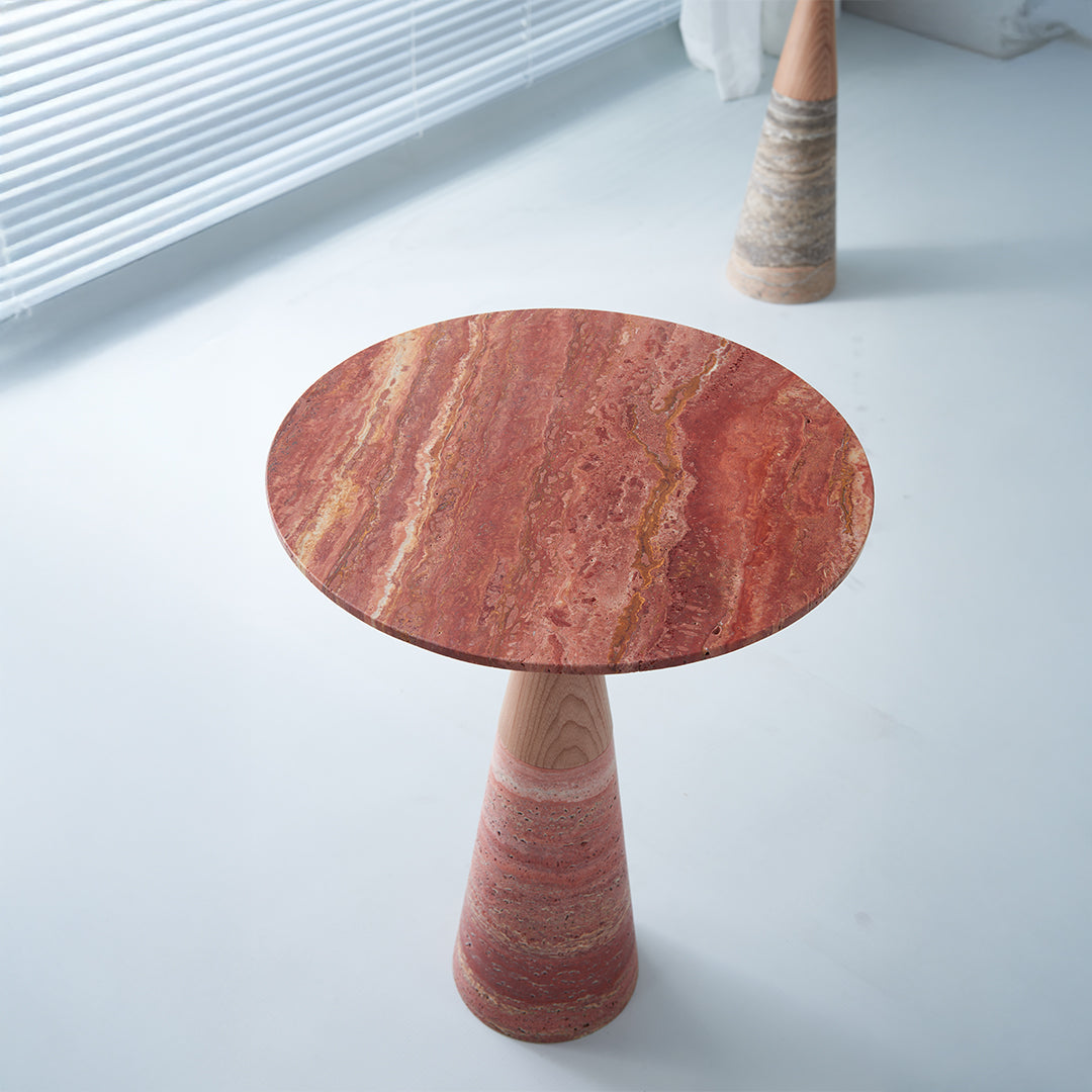 Pre-order 15 Days Delivery Side Table - JK-D224 -Red -  Side Tables - ebarza Furniture UAE | Shop Modern Furniture in Abu Dhabi & Dubai - مفروشات ايبازرا في الامارات | تسوق اثاث عصري وديكورات مميزة في دبي وابوظبي
