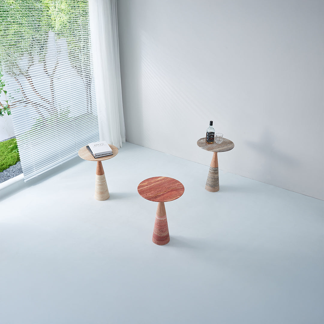 Pre-order 15 Days Delivery Side Table - JK-D224 -Red -  Side Tables - ebarza Furniture UAE | Shop Modern Furniture in Abu Dhabi & Dubai - مفروشات ايبازرا في الامارات | تسوق اثاث عصري وديكورات مميزة في دبي وابوظبي