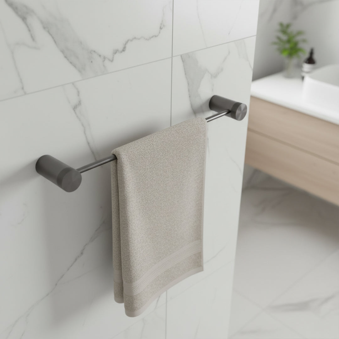 Single Towel Bar Brass 901 01ABCG -  Bathroom Accessories - ebarza Furniture UAE | Shop Modern Furniture in Abu Dhabi & Dubai - مفروشات ايبازرا في الامارات | تسوق اثاث عصري وديكورات مميزة في دبي وابوظبي