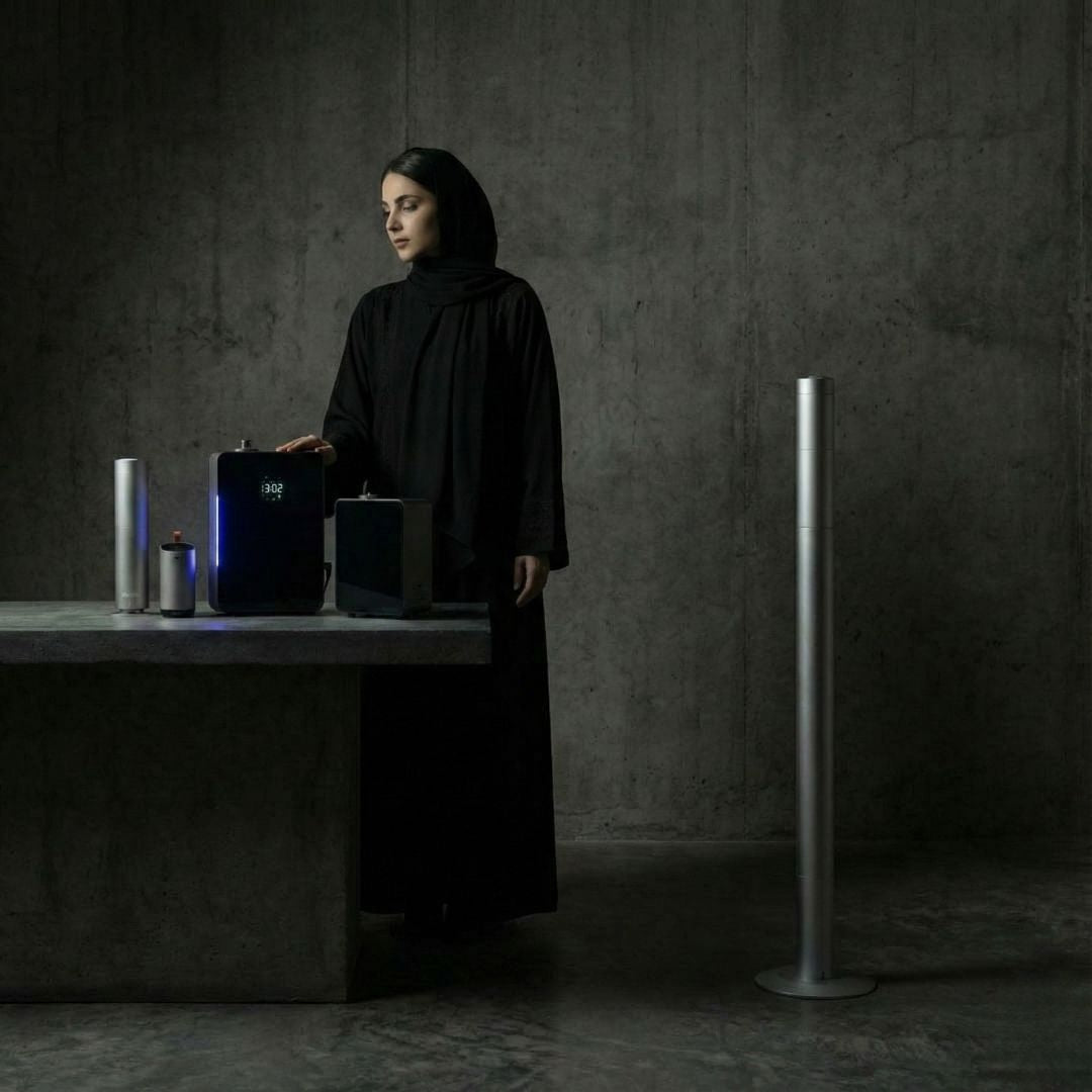 Smart Aroma Diffuser + Speaker | By ebarza [Range 300m³] MLK-AS24 -  Smart Diffusers - ebarza Furniture UAE | Shop Modern Furniture in Abu Dhabi & Dubai - مفروشات ايبازرا في الامارات | تسوق اثاث عصري وديكورات مميزة في دبي وابوظبي