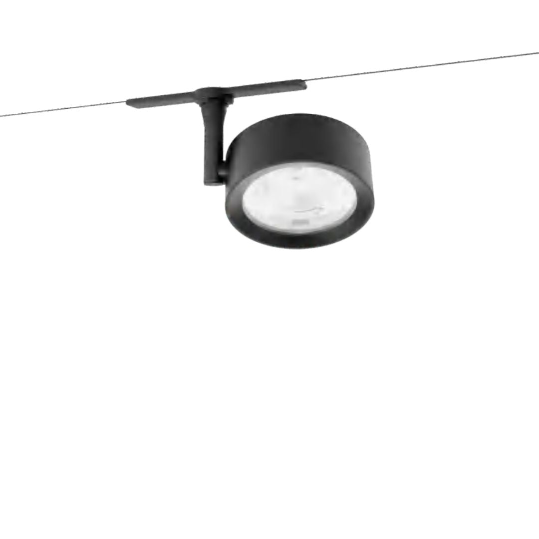 Track And LED Rotatable Round Light  YND-R5202 -  Smart Track Lighting - ebarza Furniture UAE | Shop Modern Furniture in Abu Dhabi & Dubai - مفروشات ايبازرا في الامارات | تسوق اثاث عصري وديكورات مميزة في دبي وابوظبي