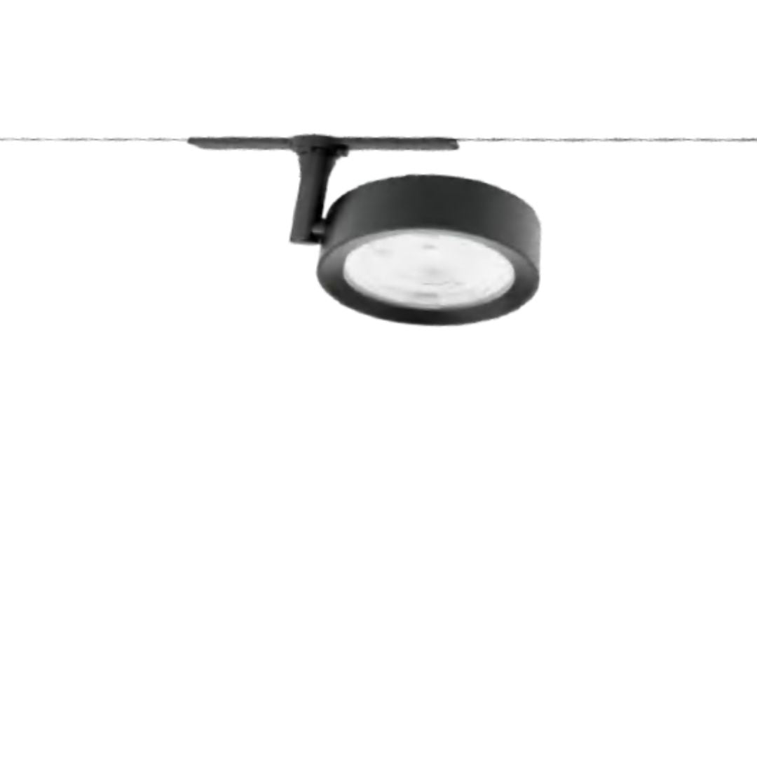 Track And LED Rotatable Round Light  YND-R5202 -  Smart Track Lighting - ebarza Furniture UAE | Shop Modern Furniture in Abu Dhabi & Dubai - مفروشات ايبازرا في الامارات | تسوق اثاث عصري وديكورات مميزة في دبي وابوظبي