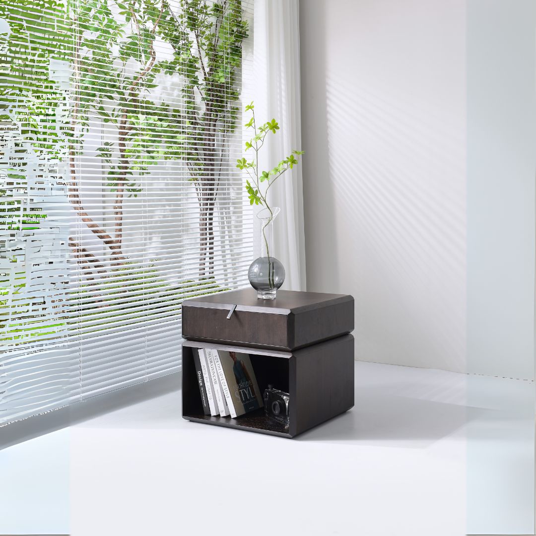Smoky Side Table - JK-T68 -  Side Tables - ebarza Furniture UAE | Shop Modern Furniture in Abu Dhabi & Dubai - مفروشات ايبازرا في الامارات | تسوق اثاث عصري وديكورات مميزة في دبي وابوظبي
