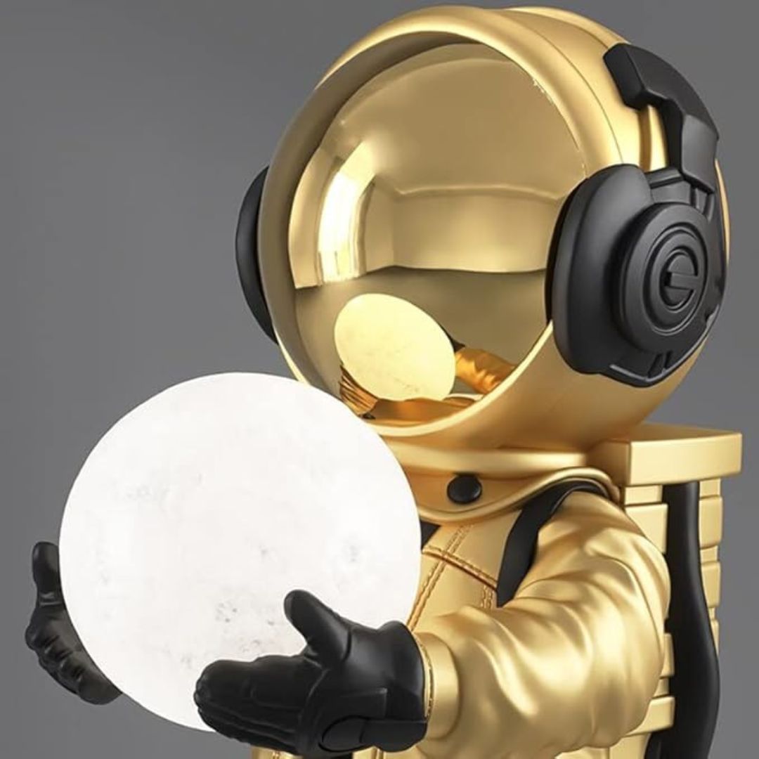 Space Boy Resin Floor Light HTD-YF033 -  Floor Lamps - ebarza Furniture UAE | Shop Modern Furniture in Abu Dhabi & Dubai - مفروشات ايبازرا في الامارات | تسوق اثاث عصري وديكورات مميزة في دبي وابوظبي