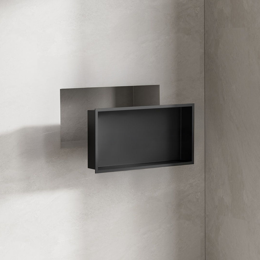 Stainless Steel Shelf Profile - Black - JYF0504 -  wall-panels-profiles - ebarza Furniture UAE | Shop Modern Furniture in Abu Dhabi & Dubai - مفروشات ايبازرا في الامارات | تسوق اثاث عصري وديكورات مميزة في دبي وابوظبي