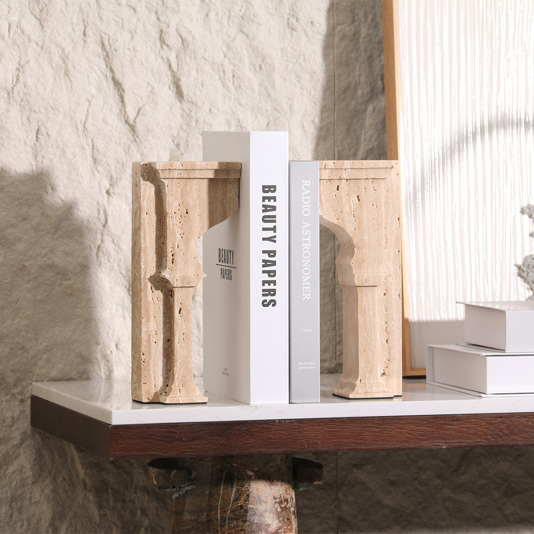 Stone Archway Set of 2 Bookend KH3008A -  Bookends - ebarza Furniture UAE | Shop Modern Furniture in Abu Dhabi & Dubai - مفروشات ايبازرا في الامارات | تسوق اثاث عصري وديكورات مميزة في دبي وابوظبي