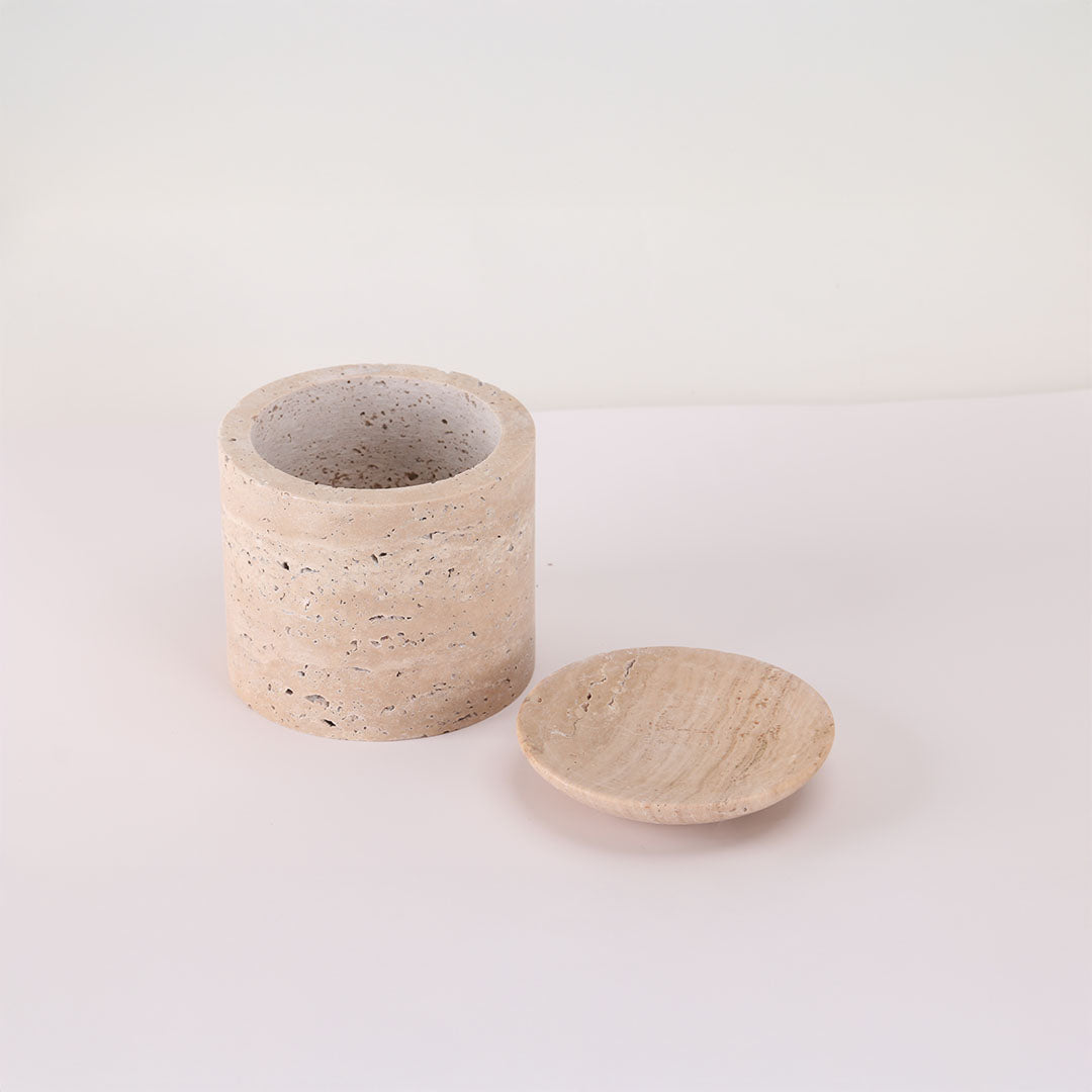 Storage Jar-L - KD4001L -  Home Decor Figurines - ebarza Furniture UAE | Shop Modern Furniture in Abu Dhabi & Dubai - مفروشات ايبازرا في الامارات | تسوق اثاث عصري وديكورات مميزة في دبي وابوظبي