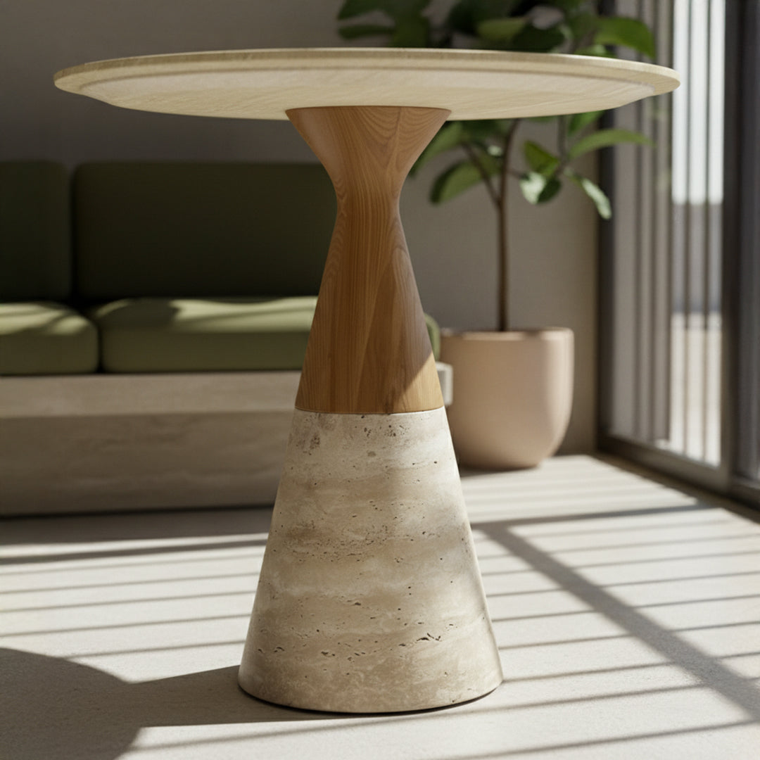 Stratum Lounge Dining Table - JK-D224C - Beige -  Dining Tables - ebarza Furniture UAE | Shop Modern Furniture in Abu Dhabi & Dubai - مفروشات ايبازرا في الامارات | تسوق اثاث عصري وديكورات مميزة في دبي وابوظبي