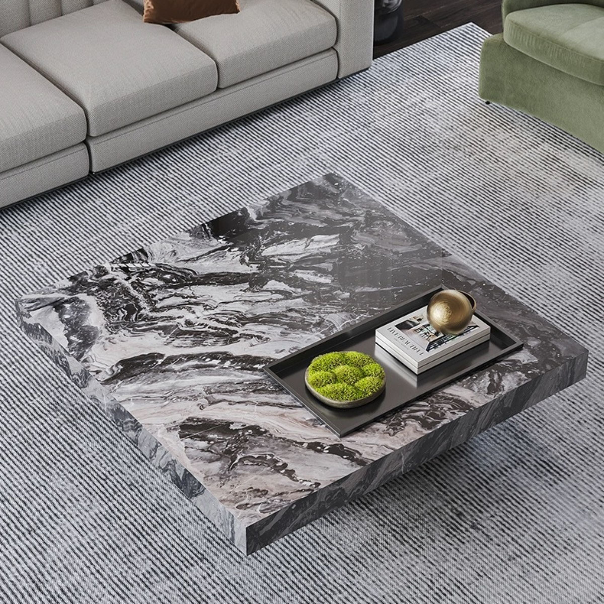 Natural Marble Coffee Table  TG-CT11 -  Coffee tables - ebarza Furniture UAE | Shop Modern Furniture in Abu Dhabi & Dubai - مفروشات ايبازرا في الامارات | تسوق اثاث عصري وديكورات مميزة في دبي وابوظبي