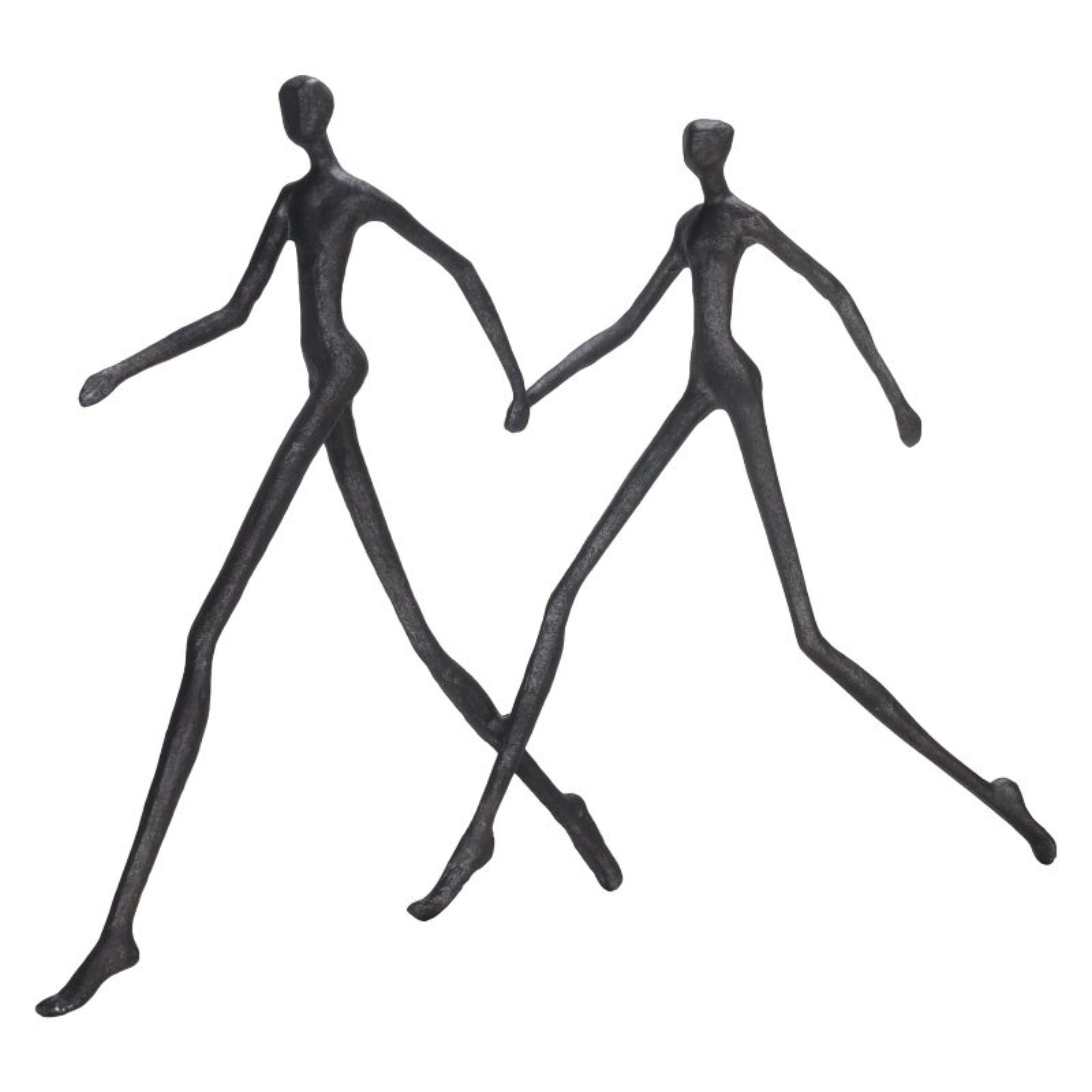 RUNNER BLACK ALLOY TX11175 -  Home Decor Figurines - ebarza Furniture UAE | Shop Modern Furniture in Abu Dhabi & Dubai - مفروشات ايبازرا في الامارات | تسوق اثاث عصري وديكورات مميزة في دبي وابوظبي