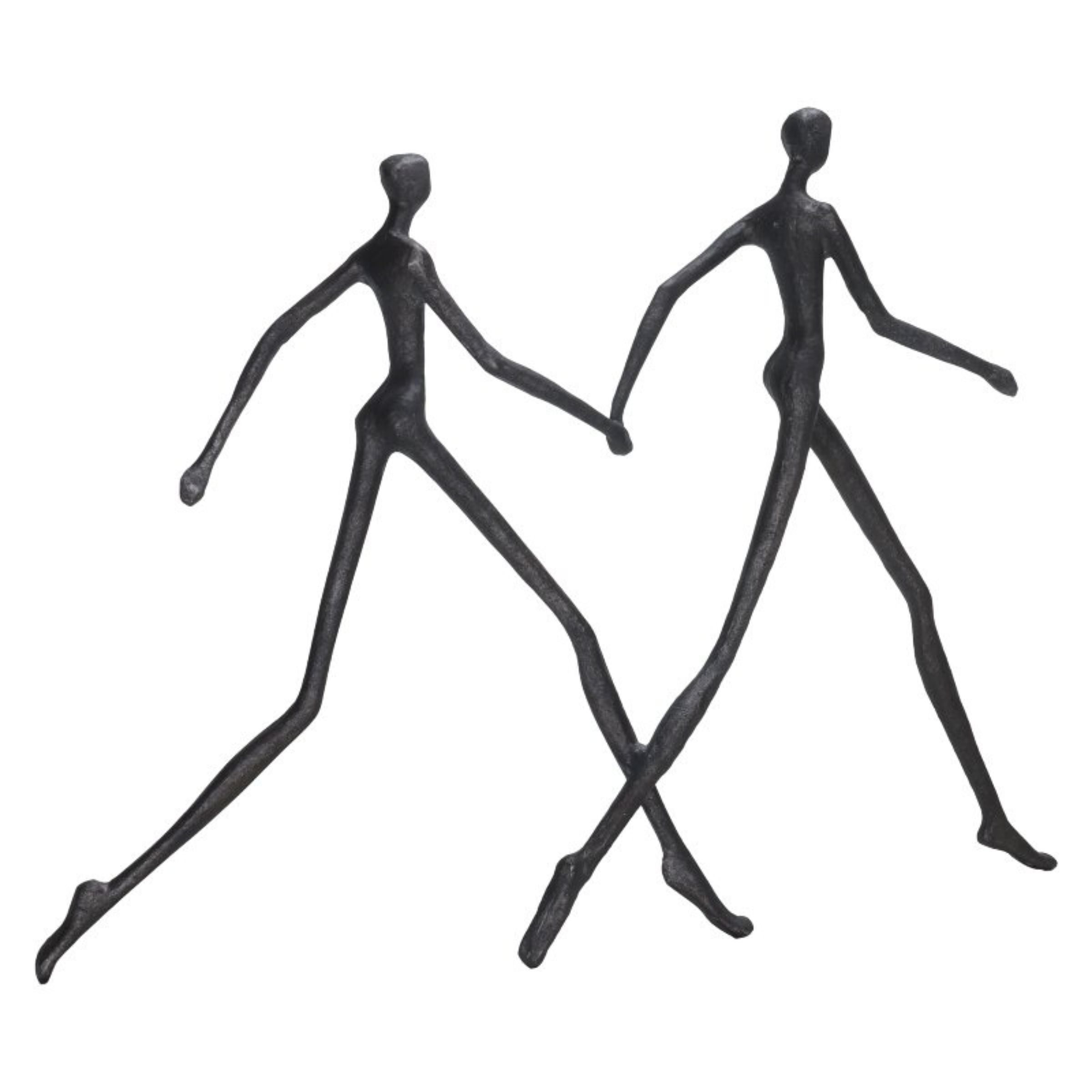 RUNNER BLACK ALLOY TX11175 -  Home Decor Figurines - ebarza Furniture UAE | Shop Modern Furniture in Abu Dhabi & Dubai - مفروشات ايبازرا في الامارات | تسوق اثاث عصري وديكورات مميزة في دبي وابوظبي