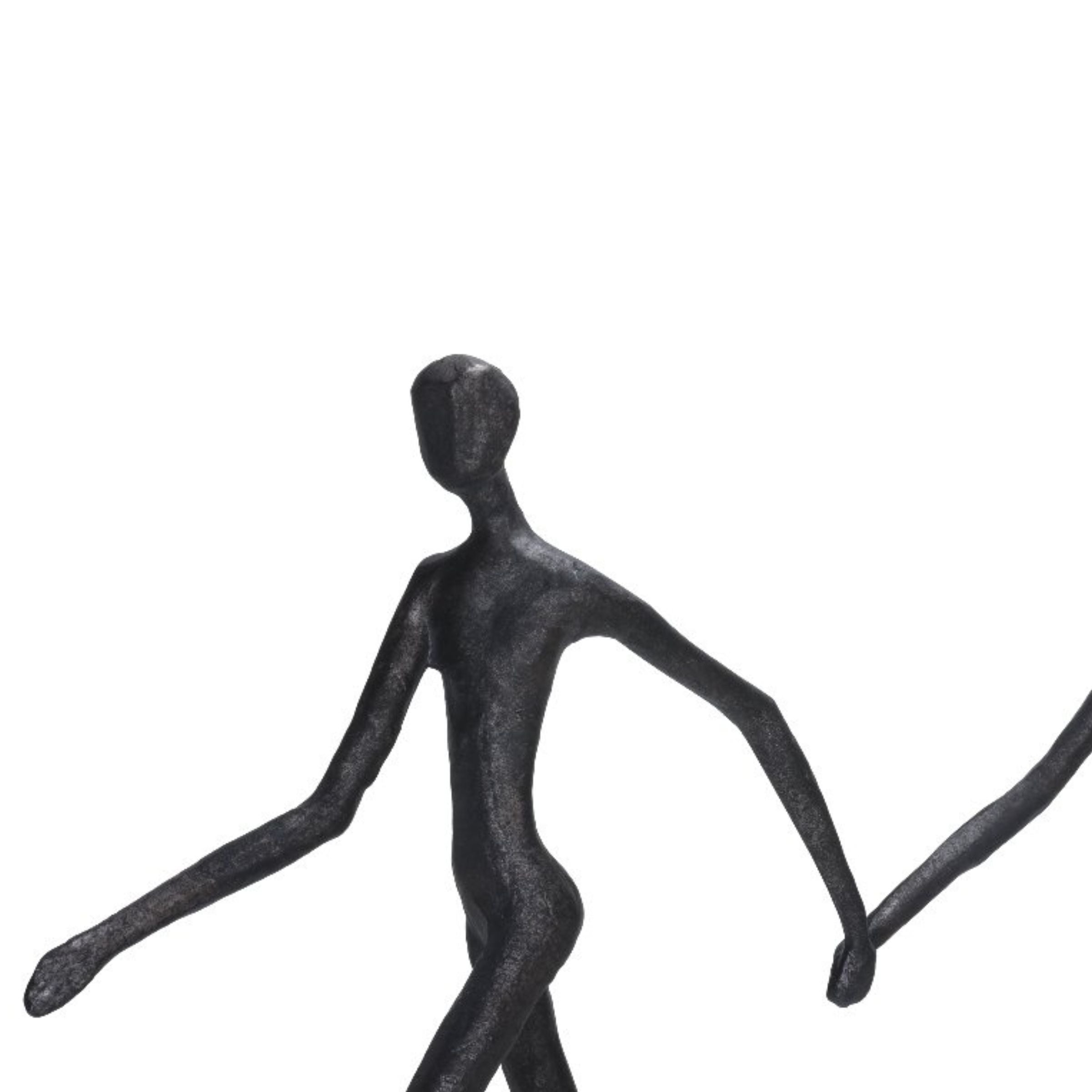 RUNNER BLACK ALLOY TX11175 -  Home Decor Figurines - ebarza Furniture UAE | Shop Modern Furniture in Abu Dhabi & Dubai - مفروشات ايبازرا في الامارات | تسوق اثاث عصري وديكورات مميزة في دبي وابوظبي