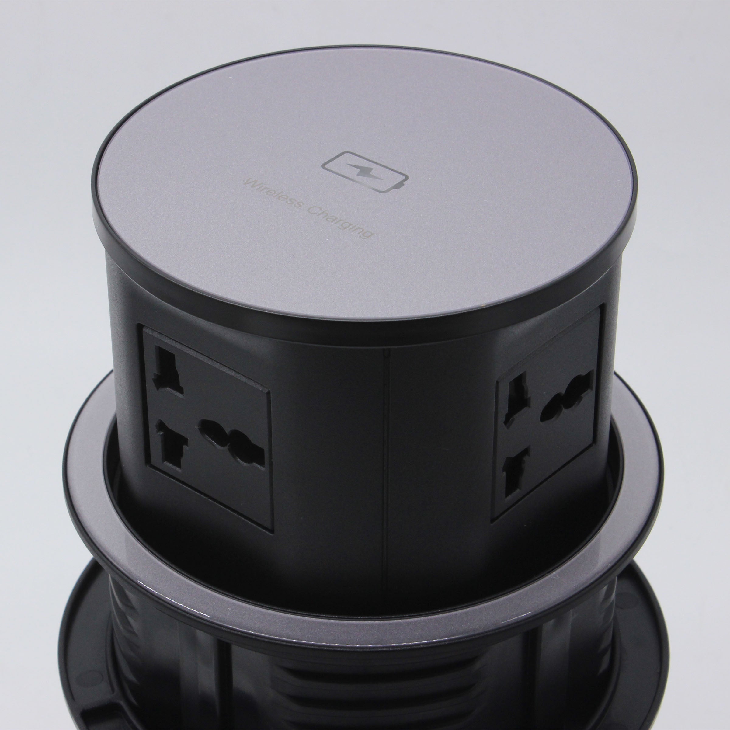 Tempered Glass Pop Up Socket JXB-015A -  Smart Sockets - ebarza Furniture UAE | Shop Modern Furniture in Abu Dhabi & Dubai - مفروشات ايبازرا في الامارات | تسوق اثاث عصري وديكورات مميزة في دبي وابوظبي