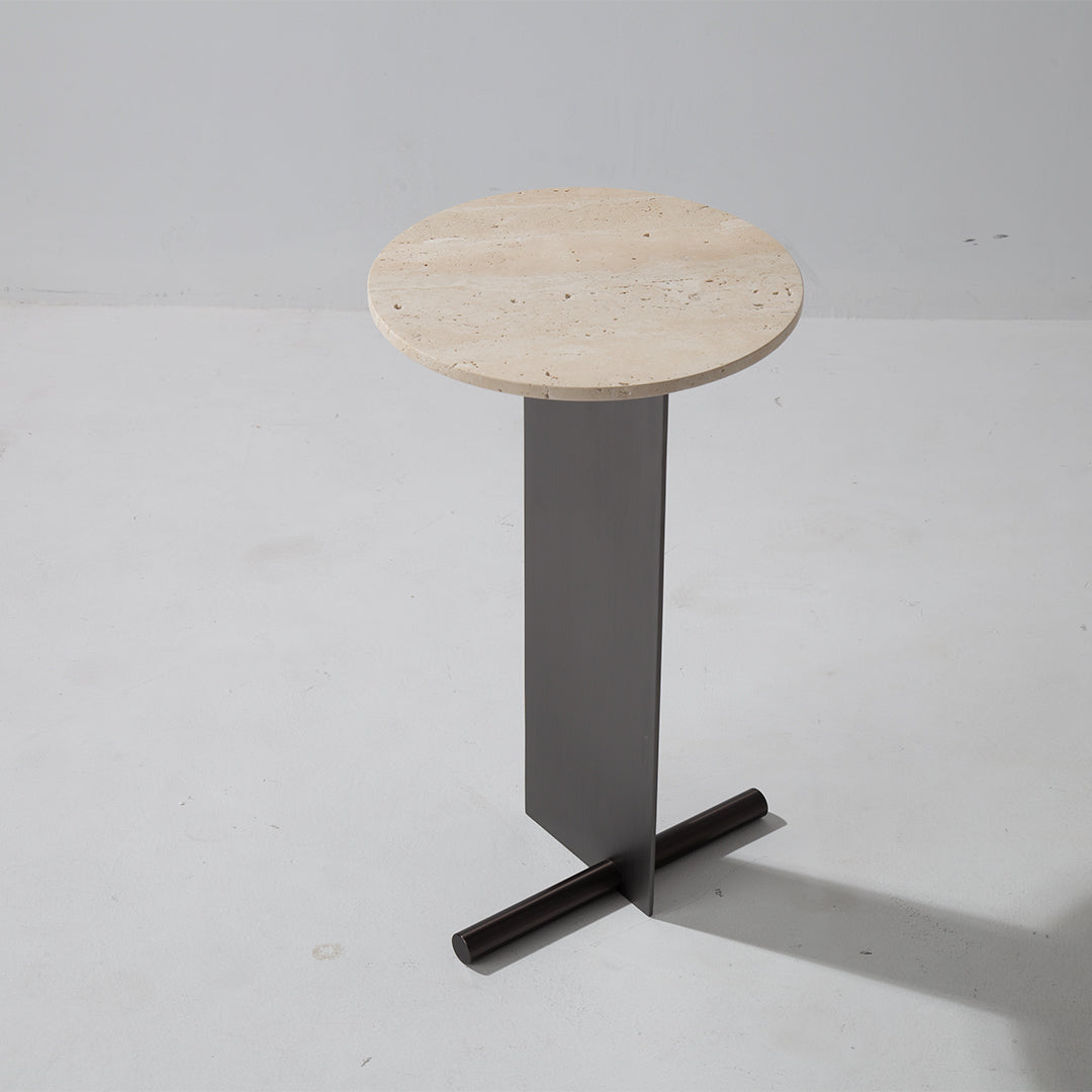 Travertine Coffee Table JA053-A -  Coffee Tables - ebarza Furniture UAE | Shop Modern Furniture in Abu Dhabi & Dubai - مفروشات ايبازرا في الامارات | تسوق اثاث عصري وديكورات مميزة في دبي وابوظبي