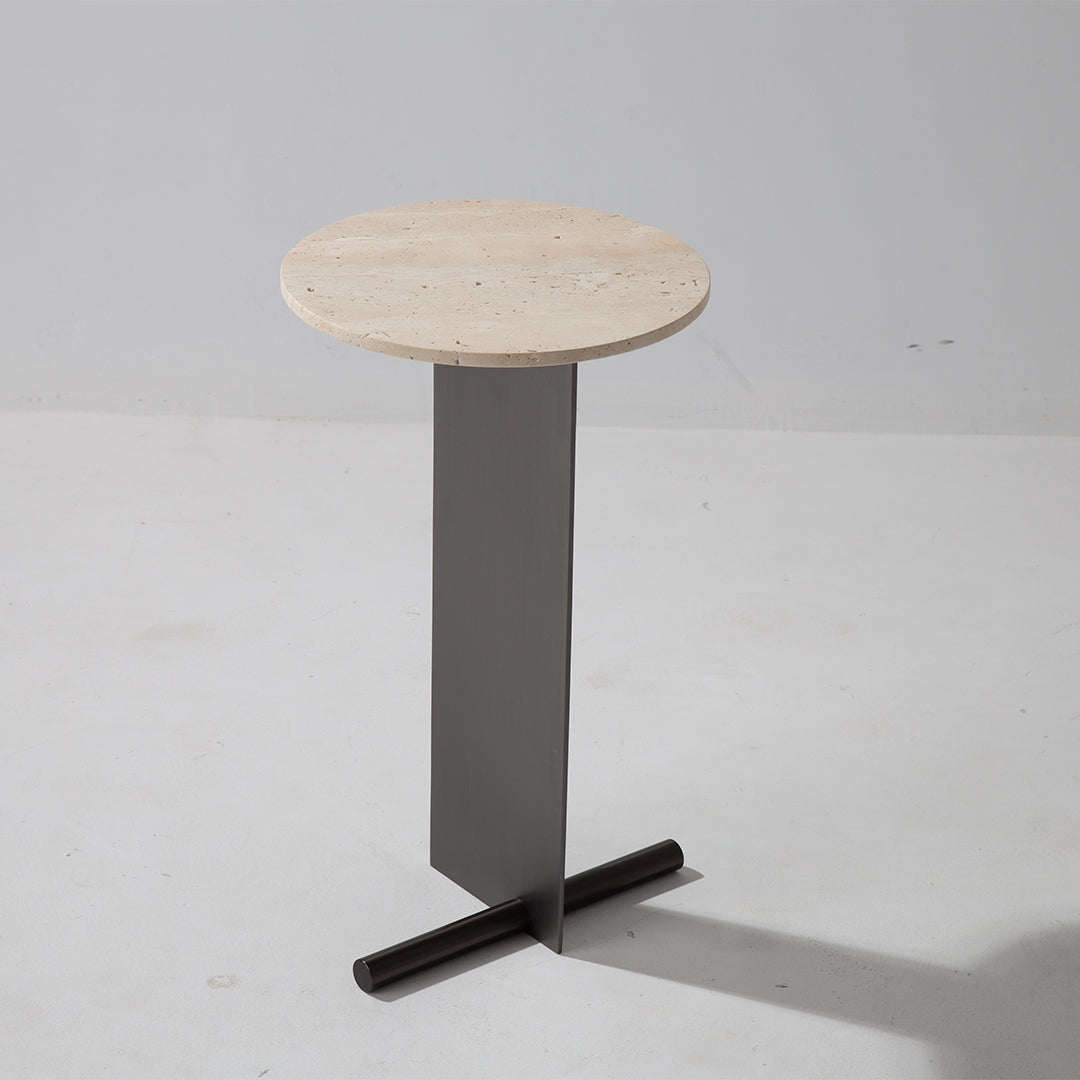 Travertine Coffee Table JA053-A -  Coffee Tables - ebarza Furniture UAE | Shop Modern Furniture in Abu Dhabi & Dubai - مفروشات ايبازرا في الامارات | تسوق اثاث عصري وديكورات مميزة في دبي وابوظبي