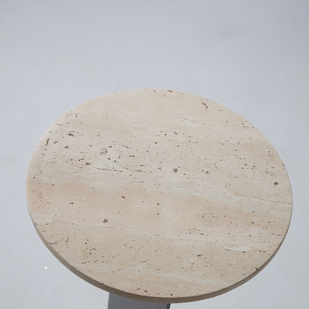 Travertine Coffee Table JA053-A -  Coffee Tables - ebarza Furniture UAE | Shop Modern Furniture in Abu Dhabi & Dubai - مفروشات ايبازرا في الامارات | تسوق اثاث عصري وديكورات مميزة في دبي وابوظبي