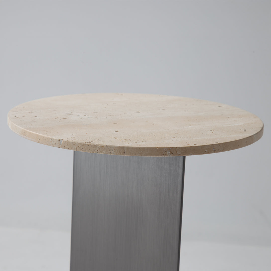 Travertine Coffee Table JA053-A -  Coffee Tables - ebarza Furniture UAE | Shop Modern Furniture in Abu Dhabi & Dubai - مفروشات ايبازرا في الامارات | تسوق اثاث عصري وديكورات مميزة في دبي وابوظبي