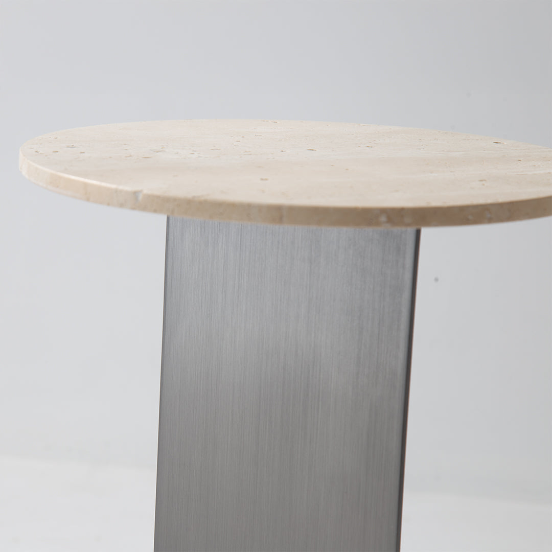 Travertine Coffee Table JA053-A -  Coffee Tables - ebarza Furniture UAE | Shop Modern Furniture in Abu Dhabi & Dubai - مفروشات ايبازرا في الامارات | تسوق اثاث عصري وديكورات مميزة في دبي وابوظبي