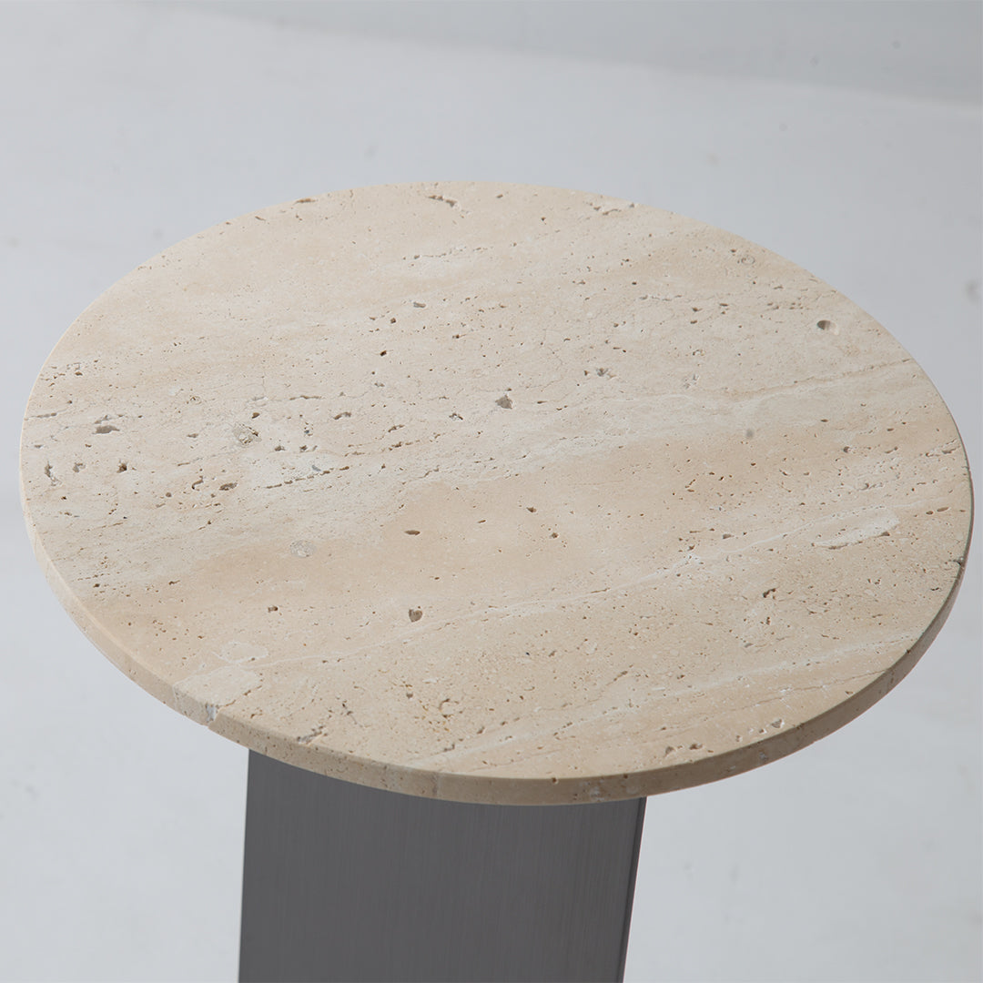 Travertine Coffee Table JA053-A -  Coffee Tables - ebarza Furniture UAE | Shop Modern Furniture in Abu Dhabi & Dubai - مفروشات ايبازرا في الامارات | تسوق اثاث عصري وديكورات مميزة في دبي وابوظبي