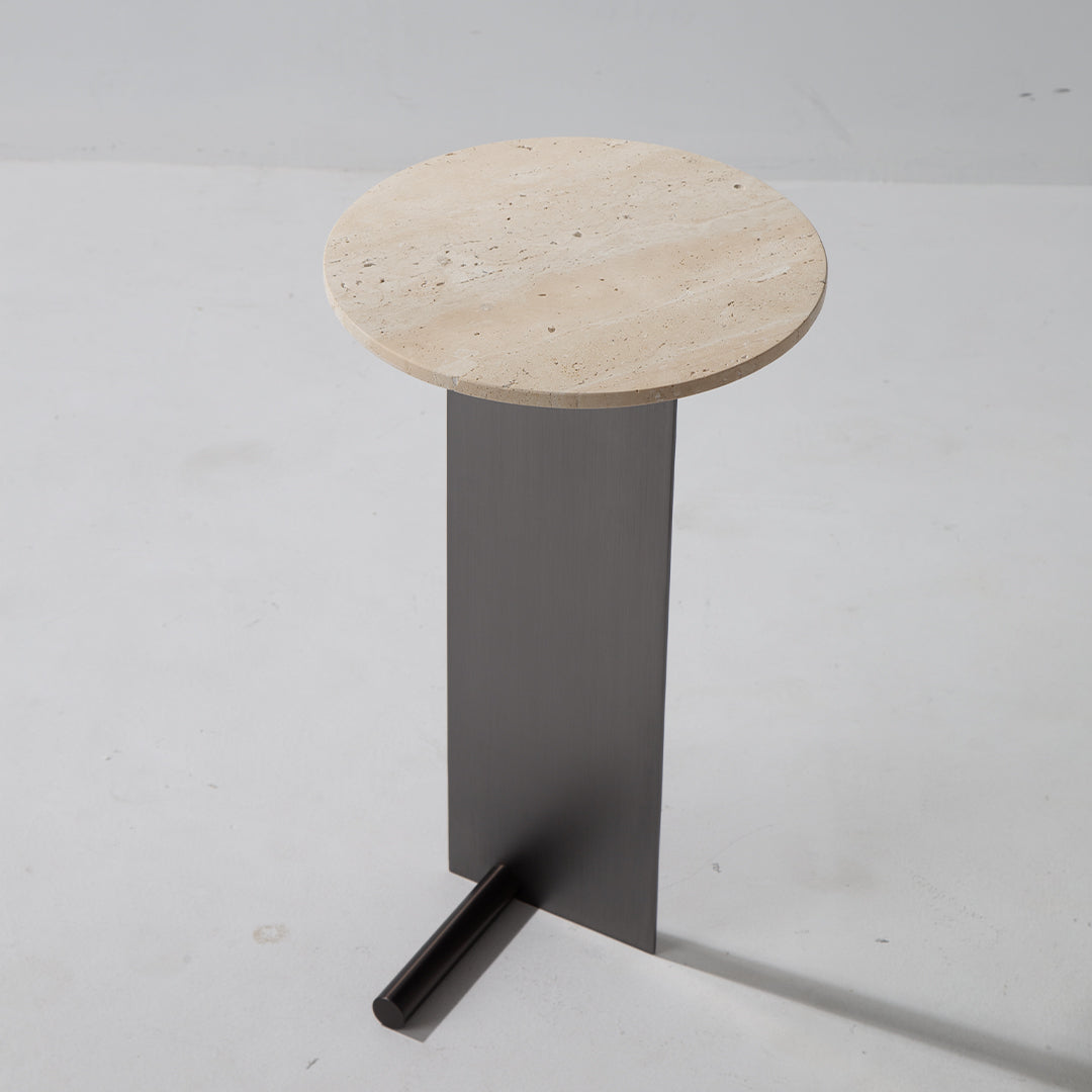 Travertine Coffee Table JA053-A -  Coffee Tables - ebarza Furniture UAE | Shop Modern Furniture in Abu Dhabi & Dubai - مفروشات ايبازرا في الامارات | تسوق اثاث عصري وديكورات مميزة في دبي وابوظبي