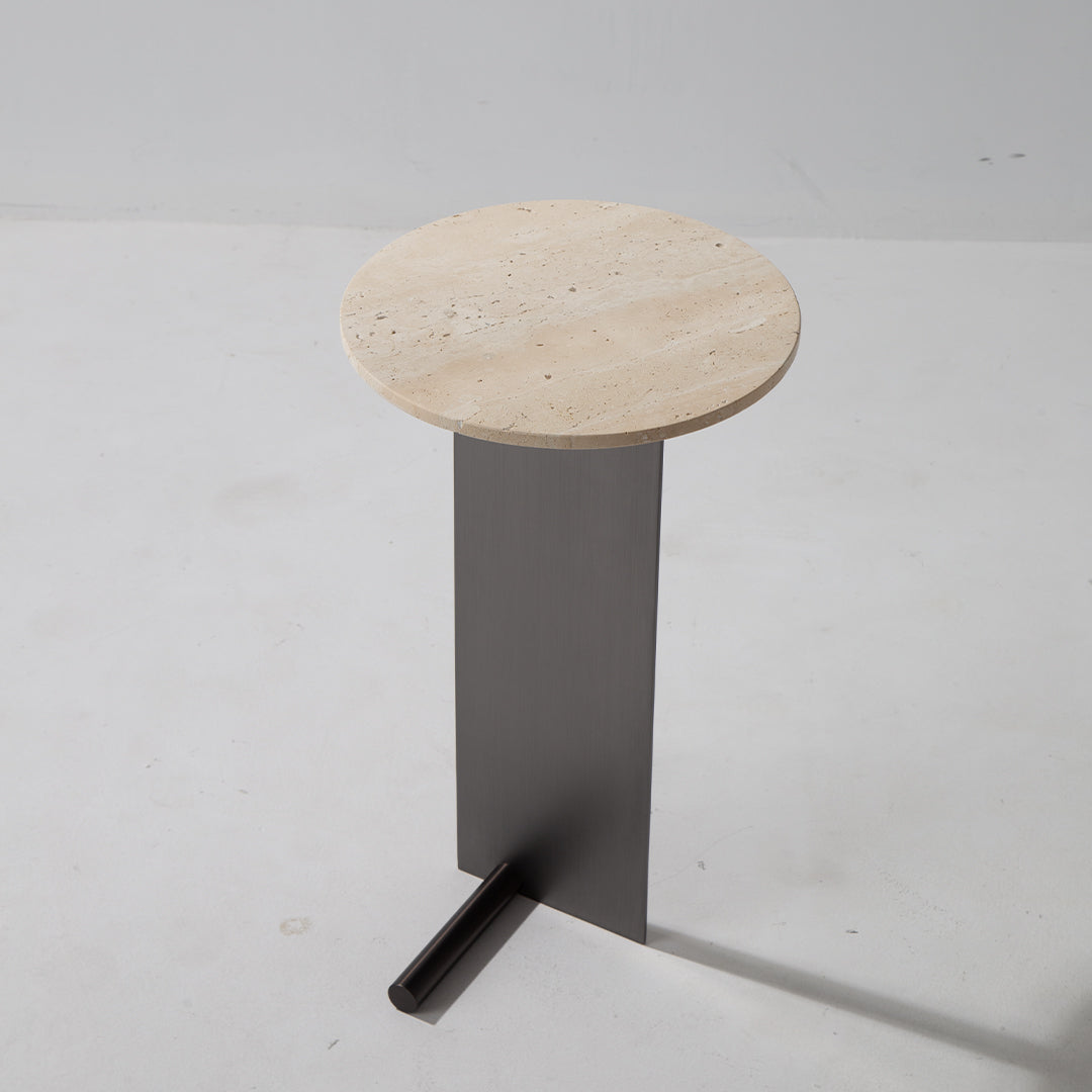 Travertine Coffee Table JA053-A -  Coffee Tables - ebarza Furniture UAE | Shop Modern Furniture in Abu Dhabi & Dubai - مفروشات ايبازرا في الامارات | تسوق اثاث عصري وديكورات مميزة في دبي وابوظبي