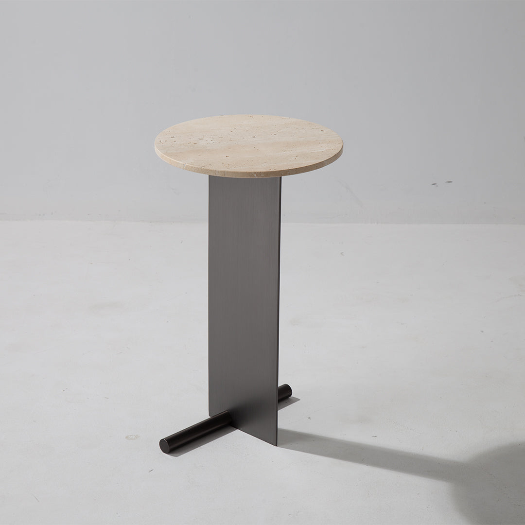 Travertine Coffee Table JA053-A -  Coffee Tables - ebarza Furniture UAE | Shop Modern Furniture in Abu Dhabi & Dubai - مفروشات ايبازرا في الامارات | تسوق اثاث عصري وديكورات مميزة في دبي وابوظبي