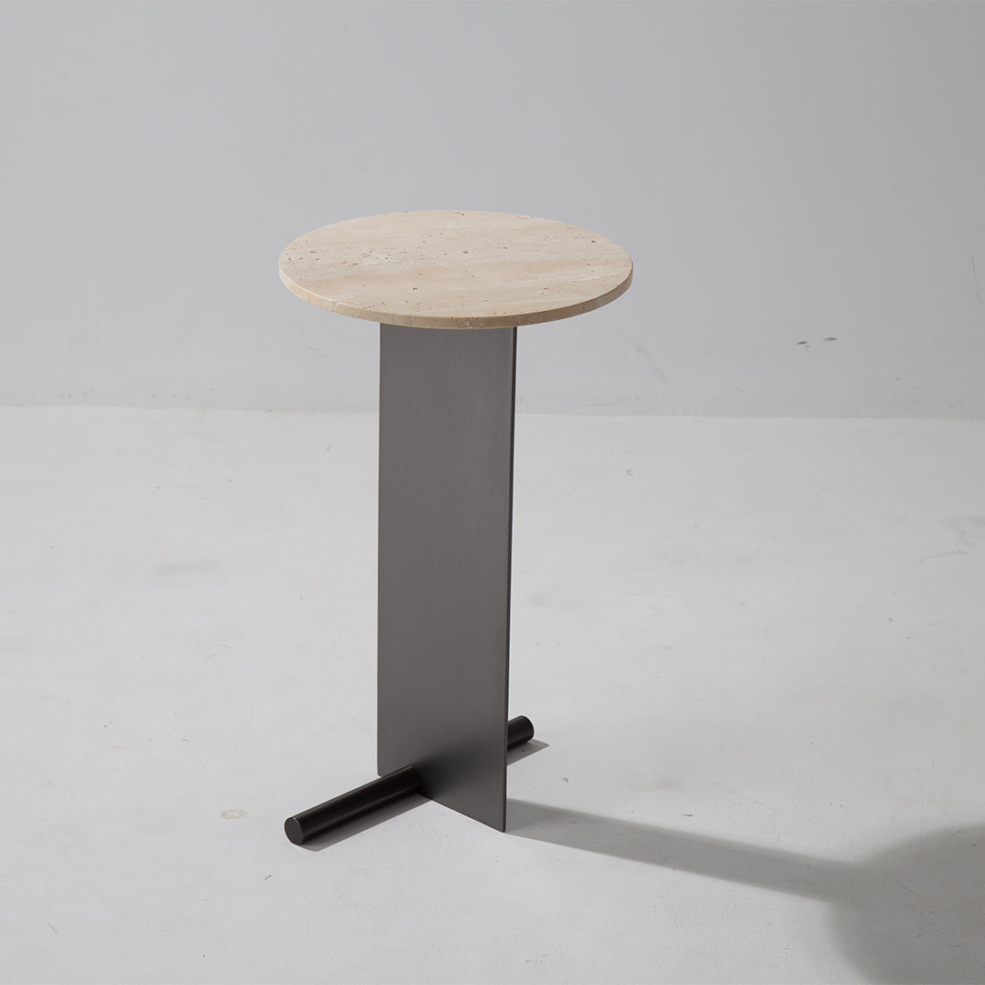 Travertine Coffee Table JA053-A -  Coffee Tables - ebarza Furniture UAE | Shop Modern Furniture in Abu Dhabi & Dubai - مفروشات ايبازرا في الامارات | تسوق اثاث عصري وديكورات مميزة في دبي وابوظبي