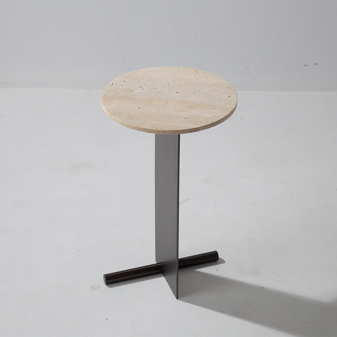 Travertine Coffee Table JA053-A -  Coffee Tables - ebarza Furniture UAE | Shop Modern Furniture in Abu Dhabi & Dubai - مفروشات ايبازرا في الامارات | تسوق اثاث عصري وديكورات مميزة في دبي وابوظبي
