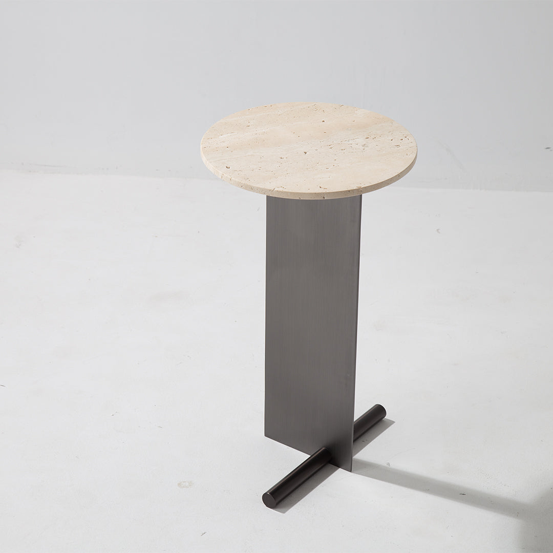 Travertine Coffee Table JA053-A -  Coffee Tables - ebarza Furniture UAE | Shop Modern Furniture in Abu Dhabi & Dubai - مفروشات ايبازرا في الامارات | تسوق اثاث عصري وديكورات مميزة في دبي وابوظبي