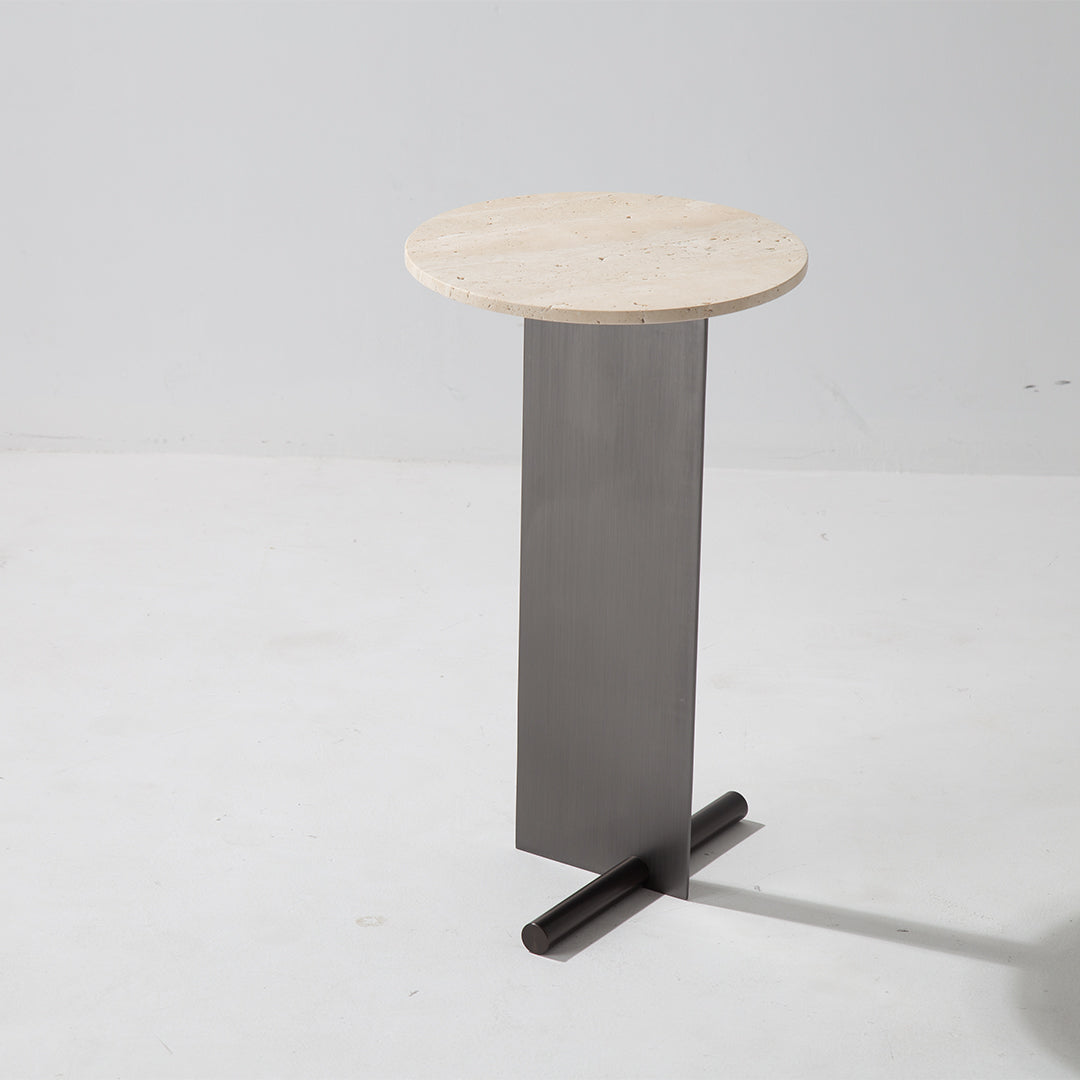 Travertine Coffee Table JA053-A -  Coffee Tables - ebarza Furniture UAE | Shop Modern Furniture in Abu Dhabi & Dubai - مفروشات ايبازرا في الامارات | تسوق اثاث عصري وديكورات مميزة في دبي وابوظبي