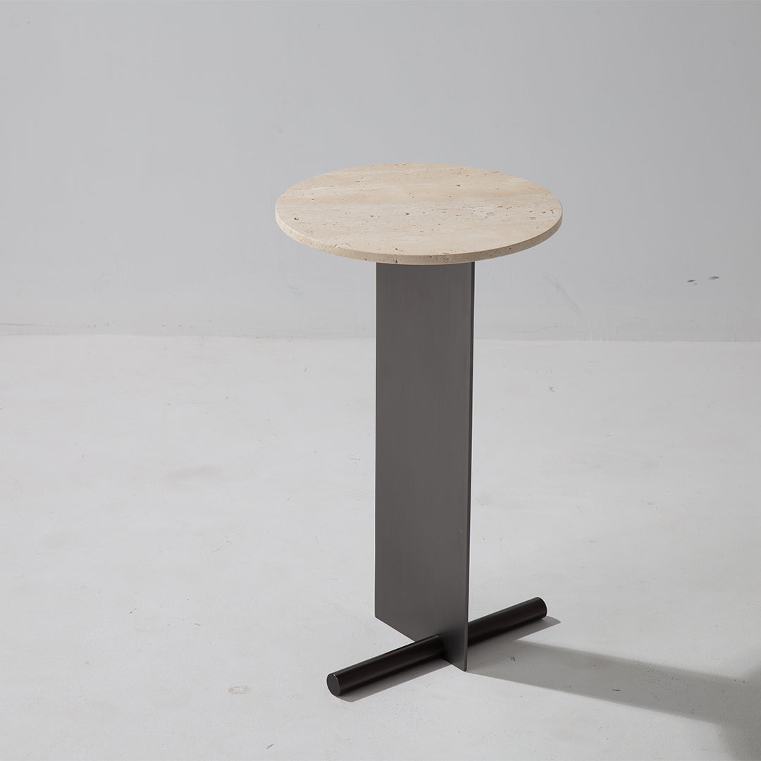 Travertine Coffee Table JA053-A -  Coffee Tables - ebarza Furniture UAE | Shop Modern Furniture in Abu Dhabi & Dubai - مفروشات ايبازرا في الامارات | تسوق اثاث عصري وديكورات مميزة في دبي وابوظبي