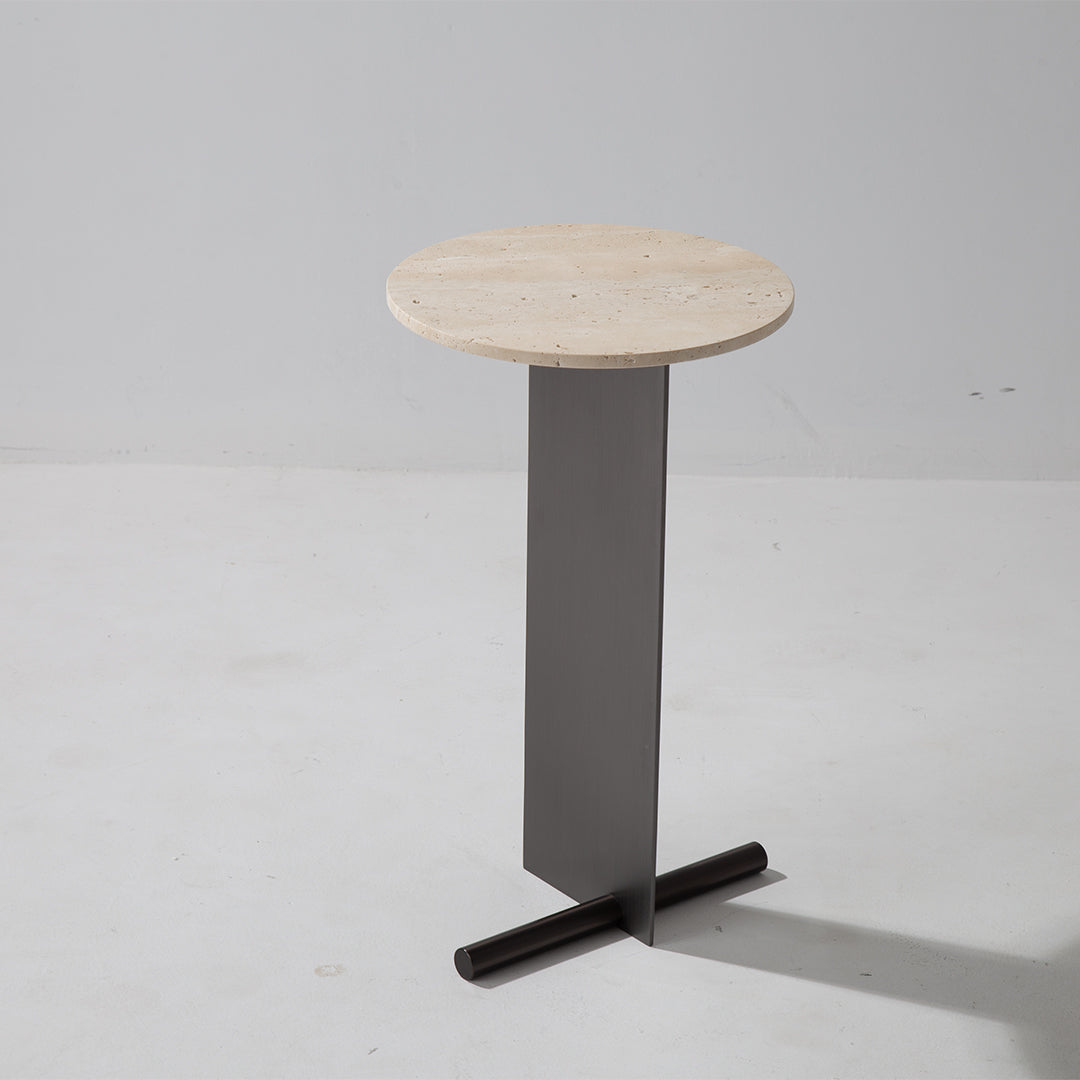 Travertine Coffee Table JA053-A -  Coffee Tables - ebarza Furniture UAE | Shop Modern Furniture in Abu Dhabi & Dubai - مفروشات ايبازرا في الامارات | تسوق اثاث عصري وديكورات مميزة في دبي وابوظبي