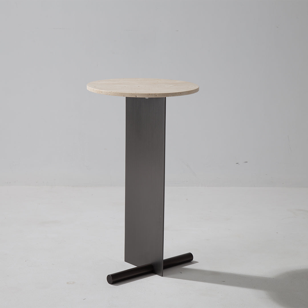 Travertine Coffee Table JA053-A -  Coffee Tables - ebarza Furniture UAE | Shop Modern Furniture in Abu Dhabi & Dubai - مفروشات ايبازرا في الامارات | تسوق اثاث عصري وديكورات مميزة في دبي وابوظبي