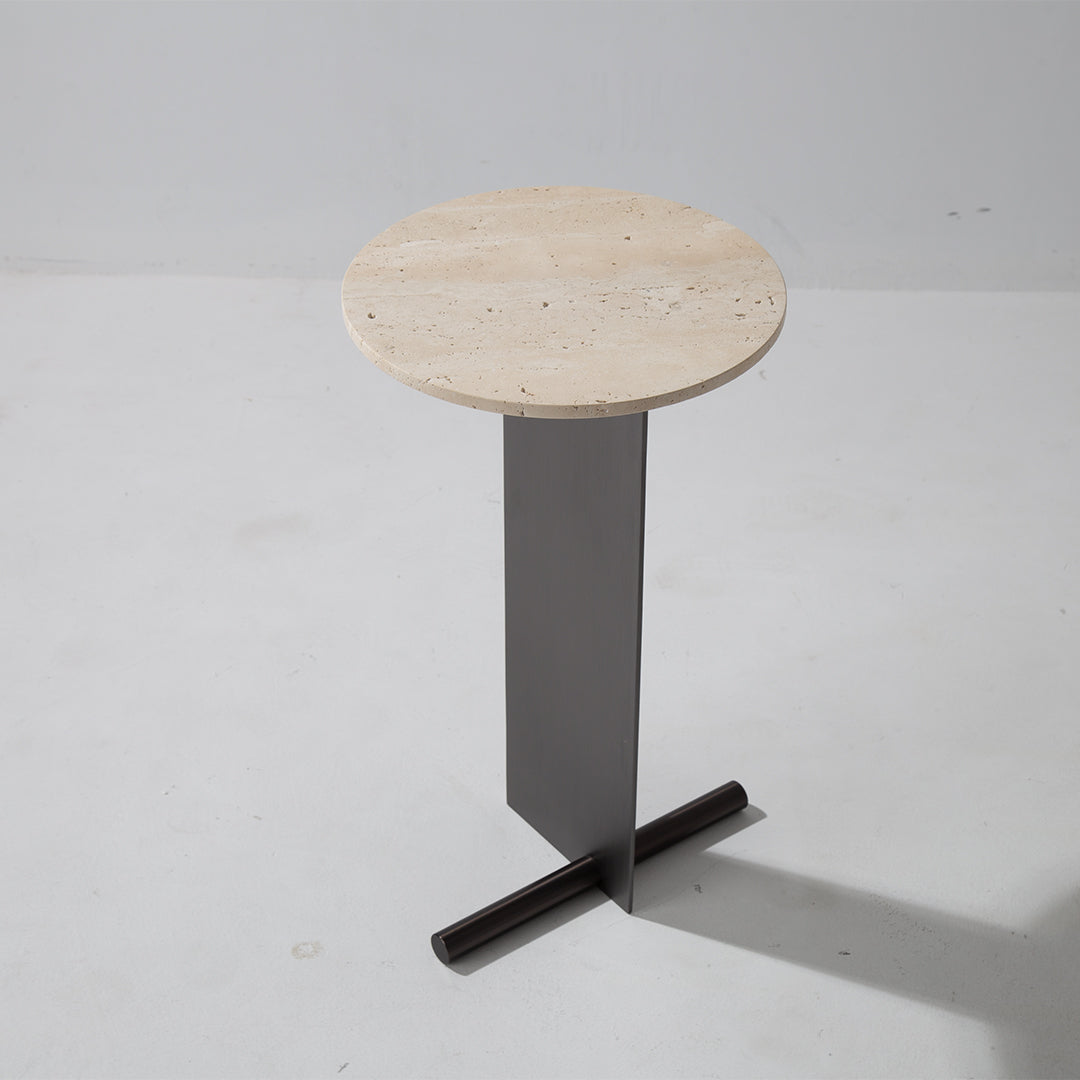 Travertine Coffee Table JA053-A -  Coffee Tables - ebarza Furniture UAE | Shop Modern Furniture in Abu Dhabi & Dubai - مفروشات ايبازرا في الامارات | تسوق اثاث عصري وديكورات مميزة في دبي وابوظبي