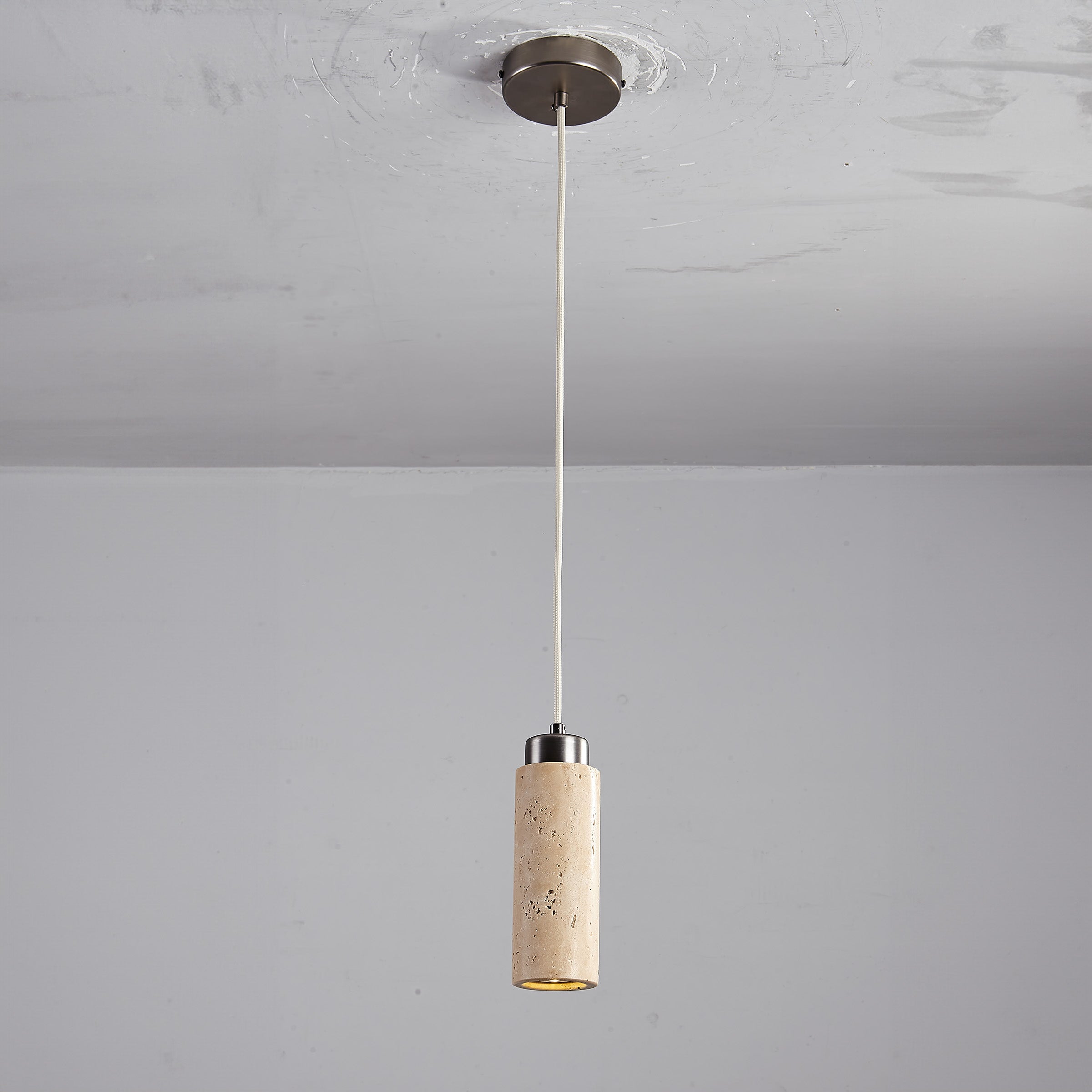 Travertine Pendant Lamp 60005-1P -  Pendant Lamps - ebarza Furniture UAE | Shop Modern Furniture in Abu Dhabi & Dubai - مفروشات ايبازرا في الامارات | تسوق اثاث عصري وديكورات مميزة في دبي وابوظبي