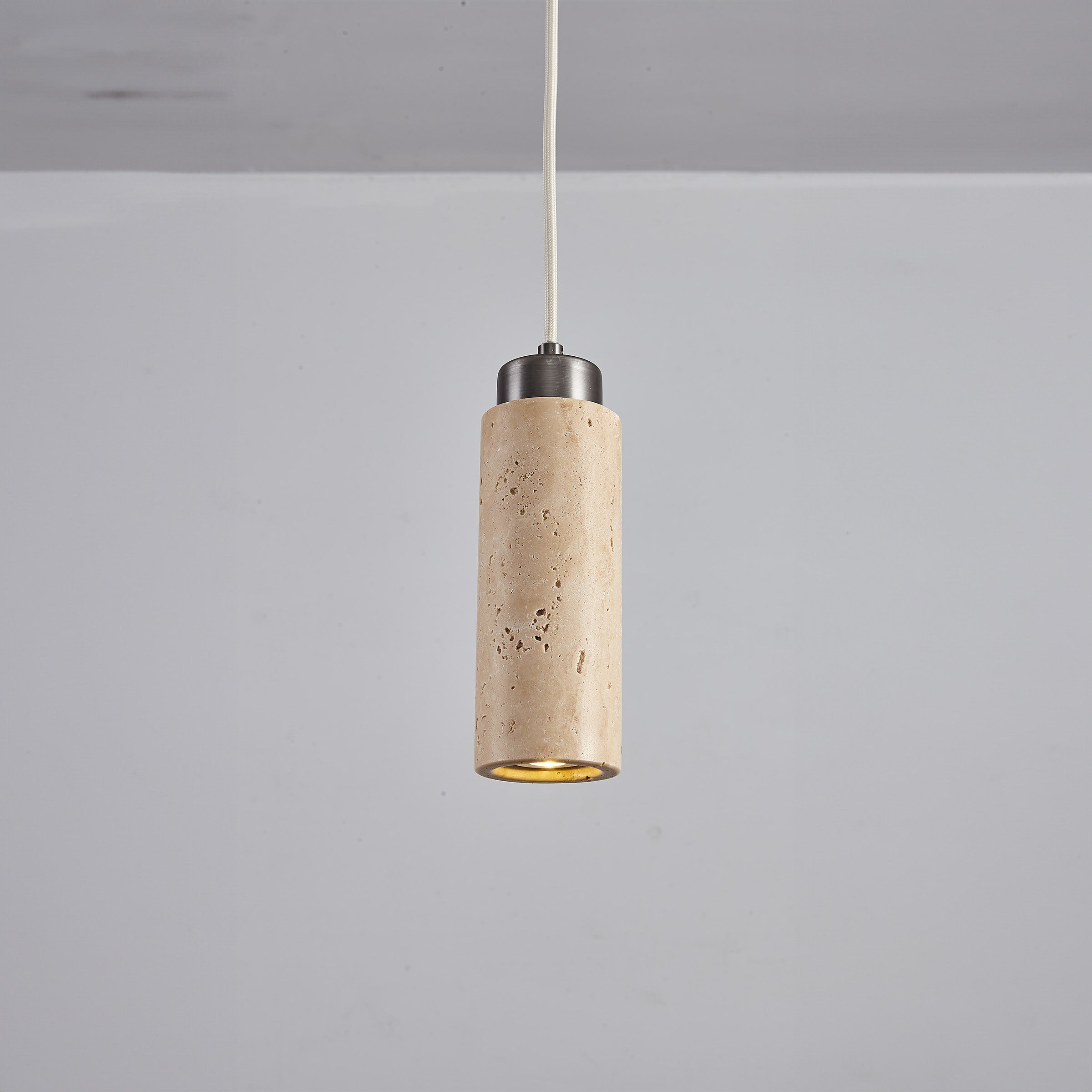 Travertine Pendant Lamp 60005-1P -  Pendant Lamps - ebarza Furniture UAE | Shop Modern Furniture in Abu Dhabi & Dubai - مفروشات ايبازرا في الامارات | تسوق اثاث عصري وديكورات مميزة في دبي وابوظبي