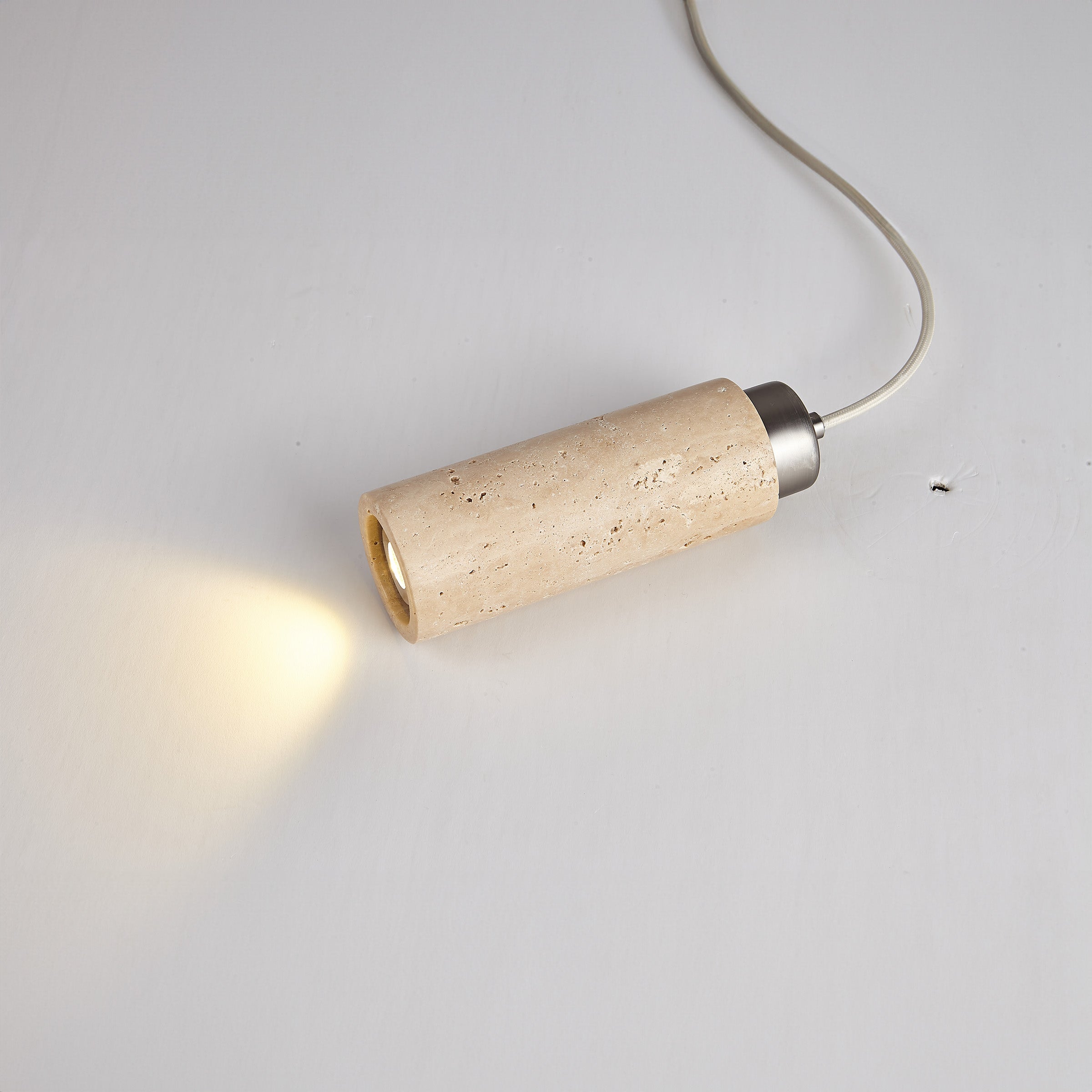 Travertine Pendant Lamp 60005-1P -  Pendant Lamps - ebarza Furniture UAE | Shop Modern Furniture in Abu Dhabi & Dubai - مفروشات ايبازرا في الامارات | تسوق اثاث عصري وديكورات مميزة في دبي وابوظبي