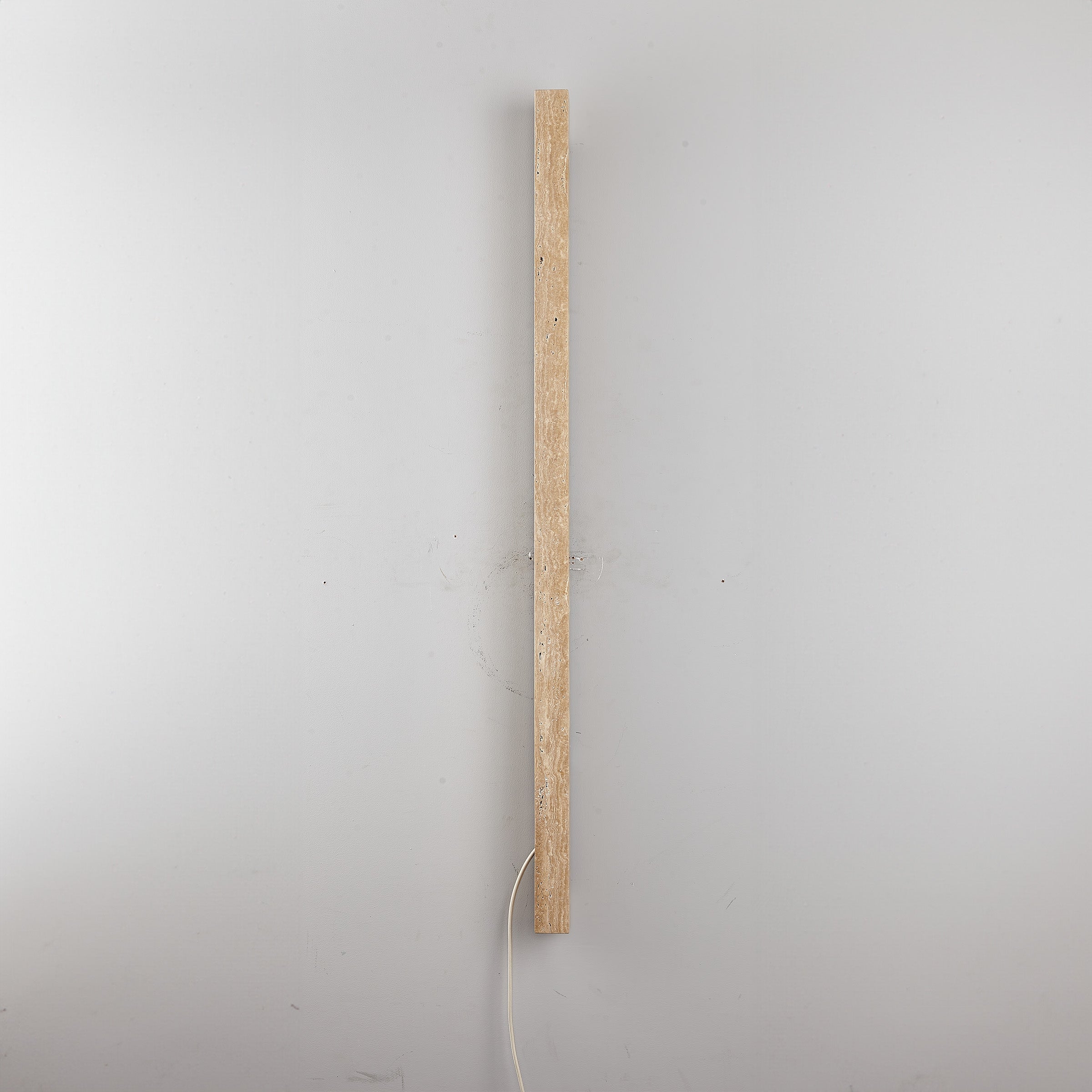 Beige Natural Travertine Marble  Wall Lamp 60020-3W -  Wall Lamps - ebarza Furniture UAE | Shop Modern Furniture in Abu Dhabi & Dubai - مفروشات ايبازرا في الامارات | تسوق اثاث عصري وديكورات مميزة في دبي وابوظبي