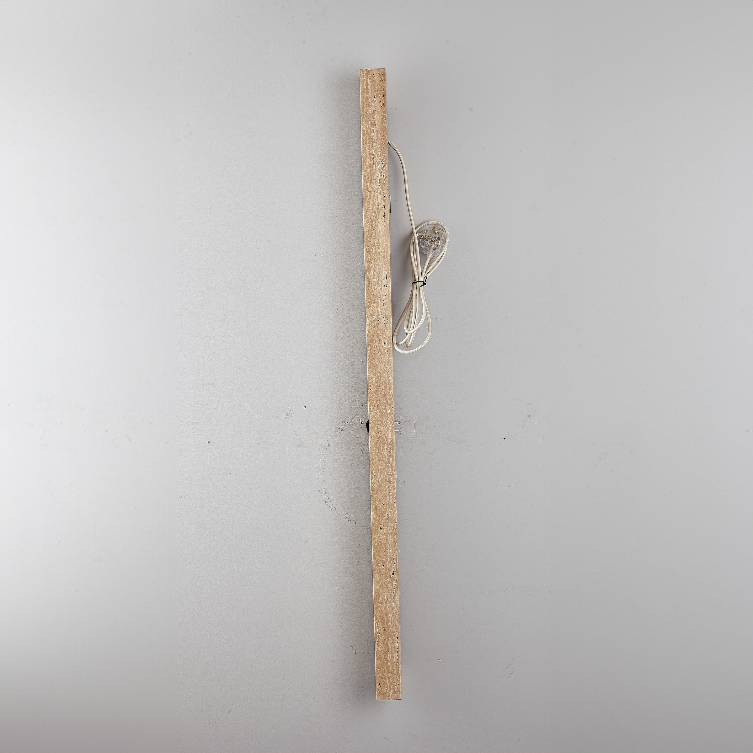 Beige Natural Travertine Marble  Wall Lamp 60020-3W -  Wall Lamps - ebarza Furniture UAE | Shop Modern Furniture in Abu Dhabi & Dubai - مفروشات ايبازرا في الامارات | تسوق اثاث عصري وديكورات مميزة في دبي وابوظبي