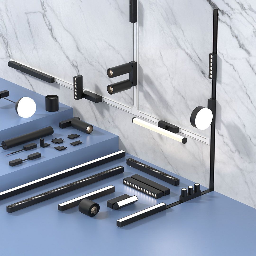 Direct splicing piece For Ultra Thin Track Lighting MT26-A Dedicated accessories YND26-A-I -  Smart Track Lighting - ebarza Furniture UAE | Shop Modern Furniture in Abu Dhabi & Dubai - مفروشات ايبازرا في الامارات | تسوق اثاث عصري وديكورات مميزة في دبي وابوظبي