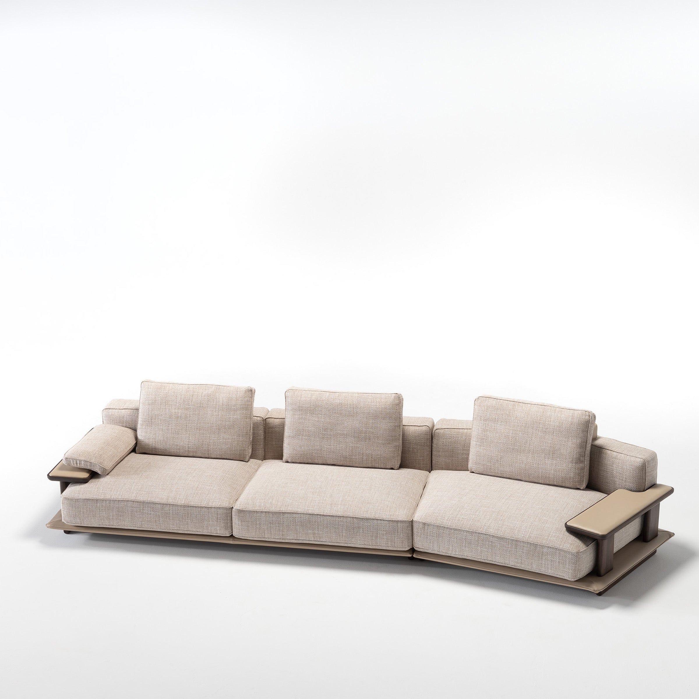 ODEON SINGLE MODULE WITH LEFT ARM 123cm for Odeon Sofa OD-L/M-ARM003 -  Sofas - ebarza Furniture UAE | Shop Modern Furniture in Abu Dhabi & Dubai - مفروشات ايبازرا في الامارات | تسوق اثاث عصري وديكورات مميزة في دبي وابوظبي