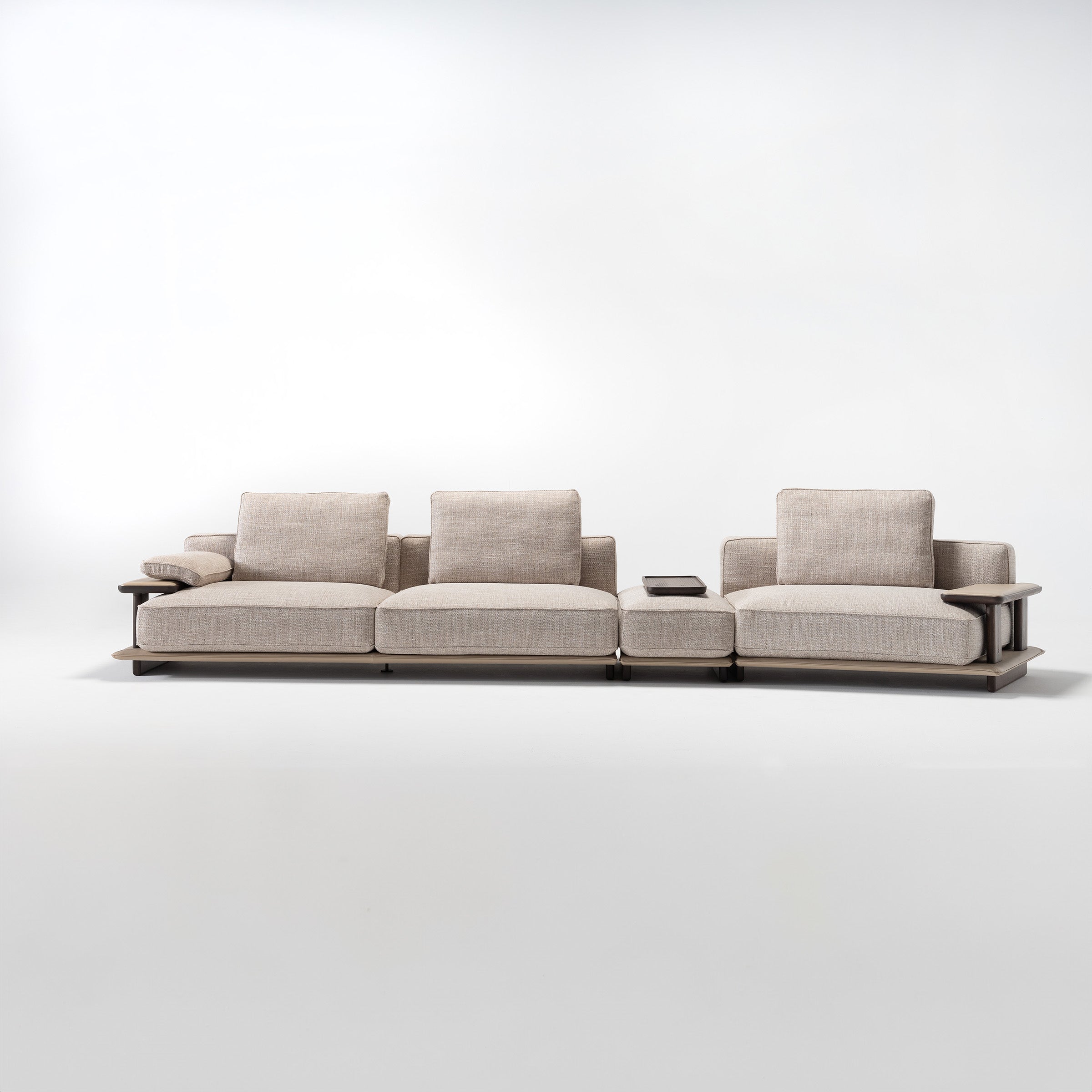 ODEON SINGLE MODULE WITH LEFT ARM 123cm for Odeon Sofa OD-L/M-ARM003 -  Sofas - ebarza Furniture UAE | Shop Modern Furniture in Abu Dhabi & Dubai - مفروشات ايبازرا في الامارات | تسوق اثاث عصري وديكورات مميزة في دبي وابوظبي