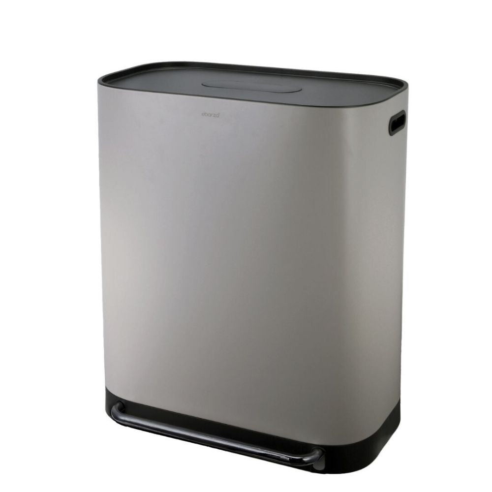 Dual Compartments With Soft Close Recycle Bin - 11020P-60L(2*30L) -  Bathroom Accessories - ebarza Furniture UAE | Shop Modern Furniture in Abu Dhabi & Dubai - مفروشات ايبازرا في الامارات | تسوق اثاث عصري وديكورات مميزة في دبي وابوظبي