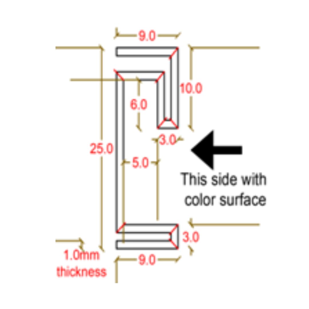 R20 304SS External Corner Skirting Accessories - Black - PR0070 -  wall-panels-profiles - ebarza Furniture UAE | Shop Modern Furniture in Abu Dhabi & Dubai - مفروشات ايبازرا في الامارات | تسوق اثاث عصري وديكورات مميزة في دبي وابوظبي