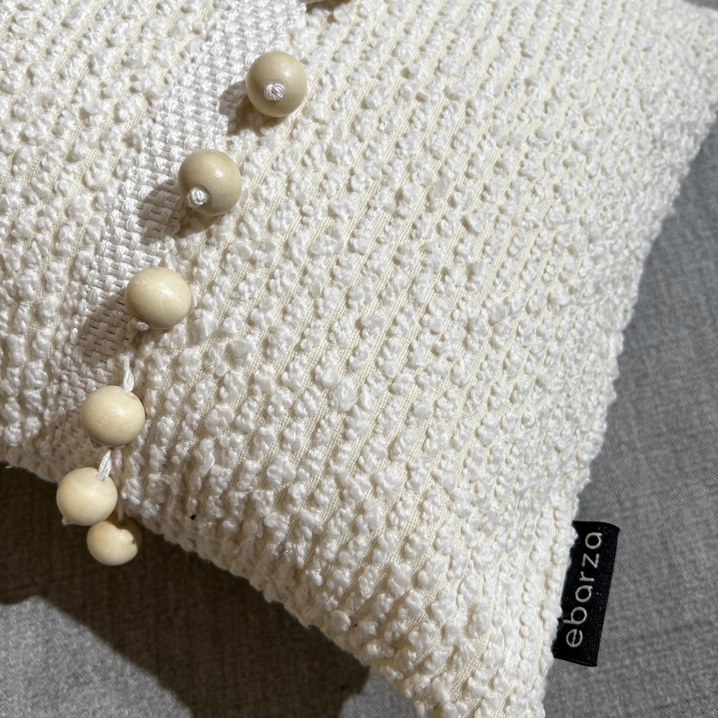 30*60 Rachel Texture Cushion - ECC094 -  Cushions - ebarza Furniture UAE | Shop Modern Furniture in Abu Dhabi & Dubai - مفروشات ايبازرا في الامارات | تسوق اثاث عصري وديكورات مميزة في دبي وابوظبي