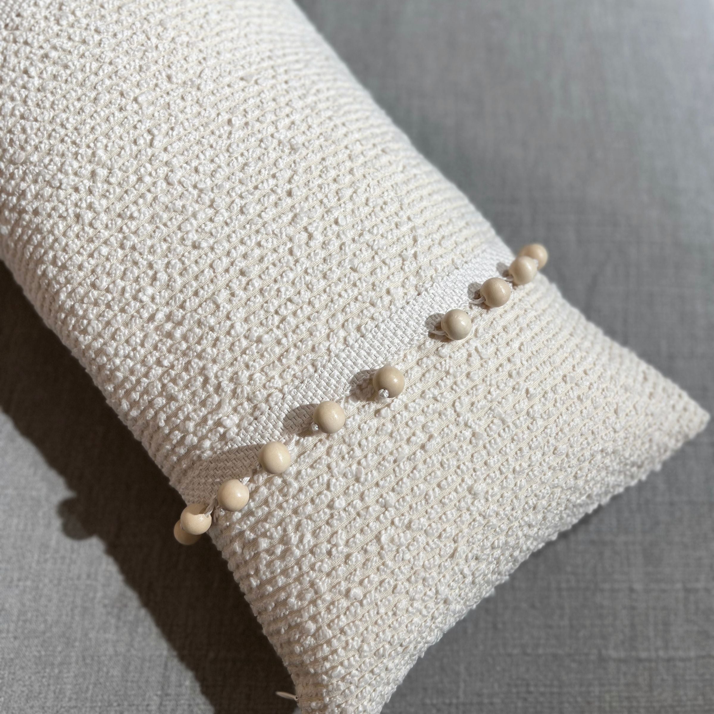 30*60 Rachel Texture Cushion - ECC094 -  Cushions - ebarza Furniture UAE | Shop Modern Furniture in Abu Dhabi & Dubai - مفروشات ايبازرا في الامارات | تسوق اثاث عصري وديكورات مميزة في دبي وابوظبي