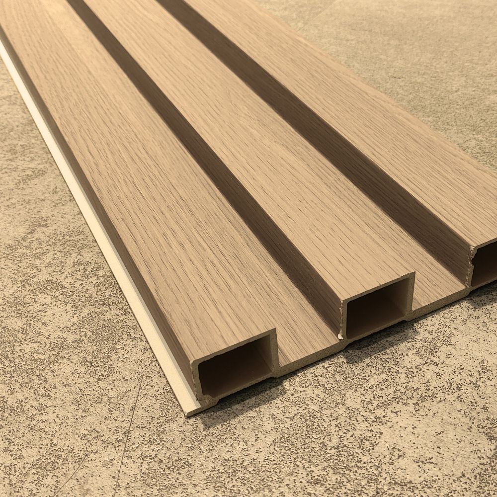 Shape Panel  320cm H  Baikal walnut DECORATION PANEL - COLOUR :H172 Baikal walnut H Baikal walnut -  Wall Panels - ebarza Furniture UAE | Shop Modern Furniture in Abu Dhabi & Dubai - مفروشات ايبازرا في الامارات | تسوق اثاث عصري وديكورات مميزة في دبي وابوظبي